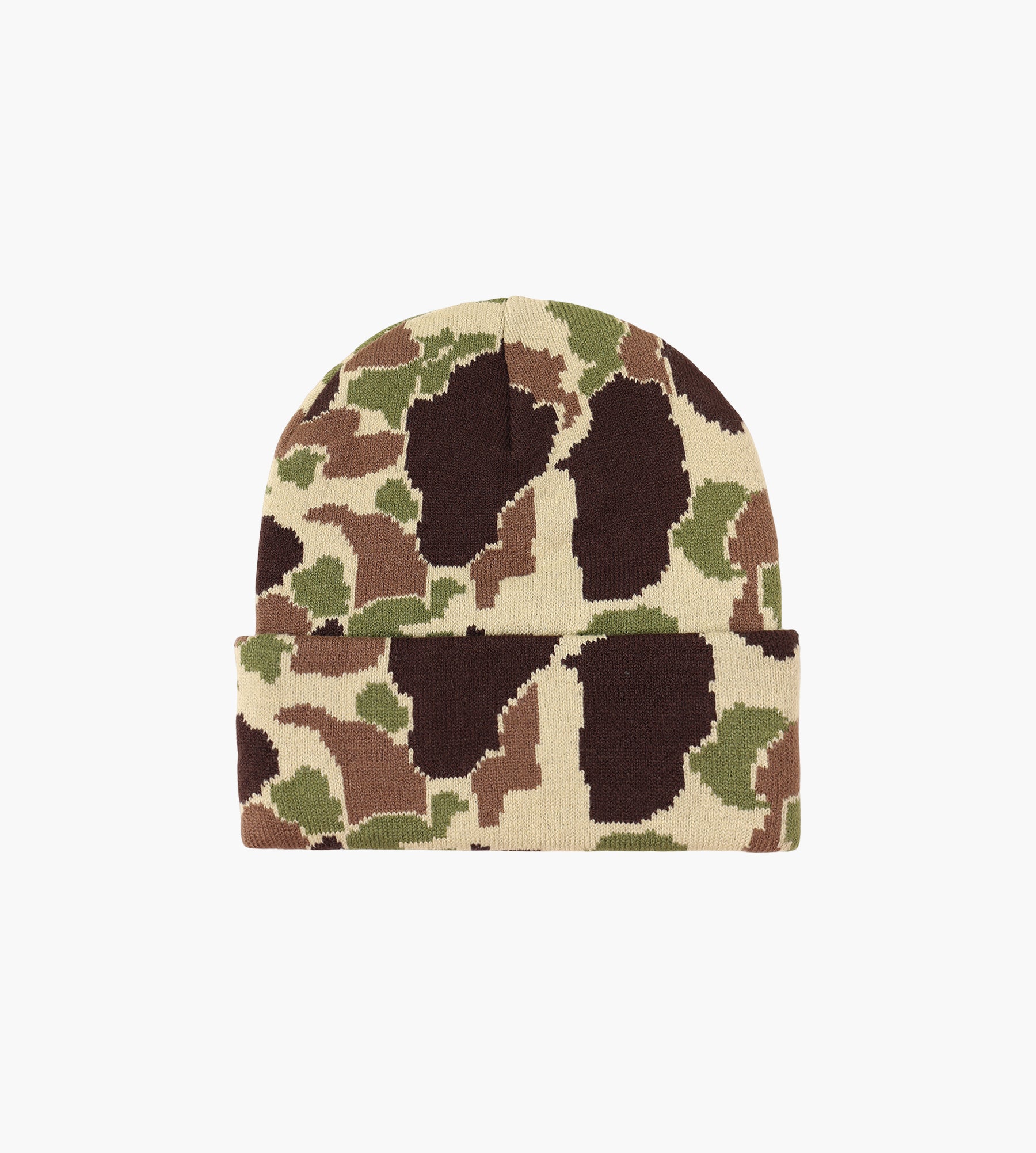 Carhartt WIP Camo Duck Beanie Camo Duck Jacquard Green