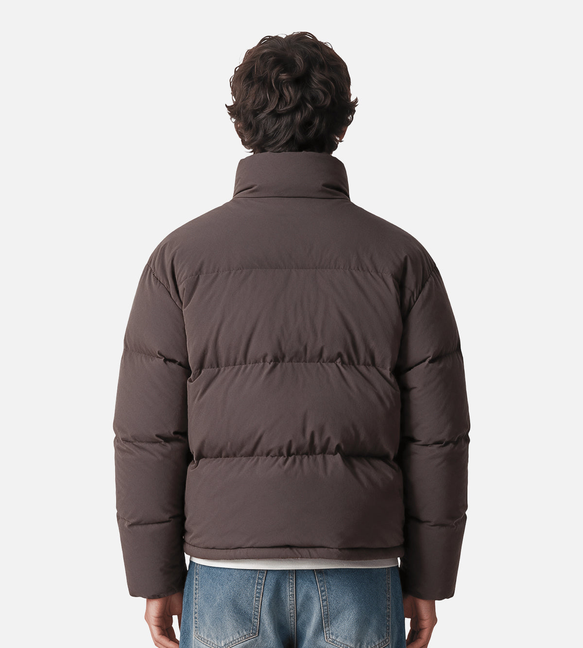 OLAF Puffer Jacket Chocolate Plum