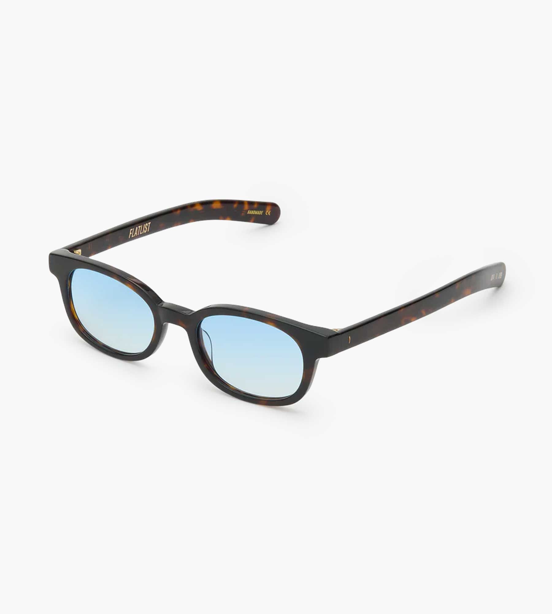 Flatlist Le Bucheron Dark Tortoise Light Blue Lens