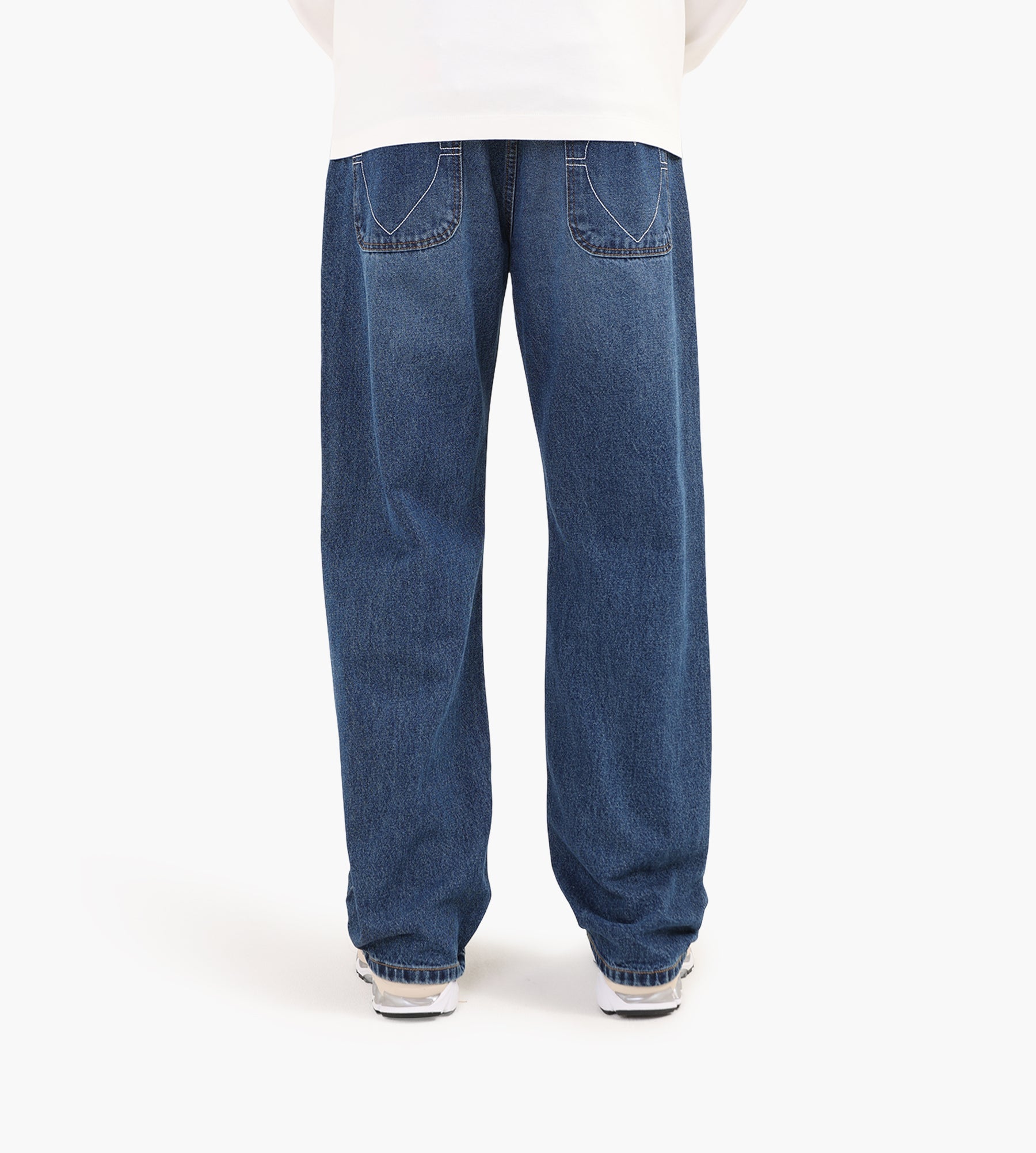 Carne Bollente Back Pocket Pleasures Denim Washed Blue