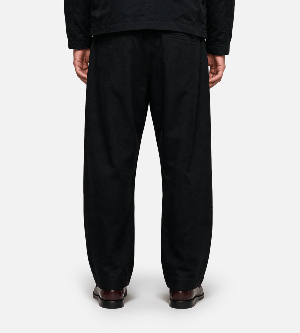 Observe Twisted Relaxed Trouser Midnight Pinstripe