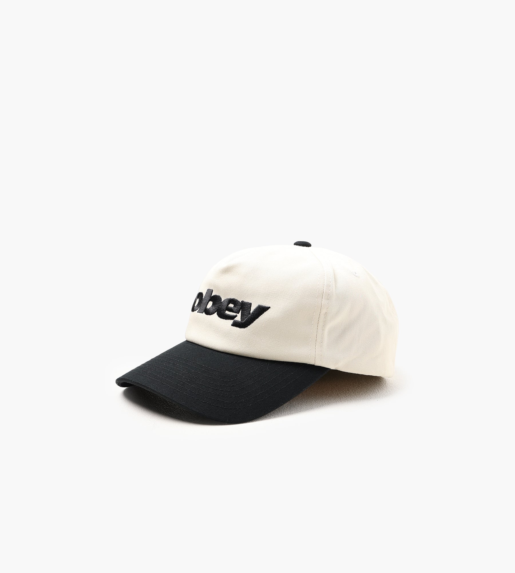 Obey Delta 5 Panel Snapback Black Multi - Obey - Accessories