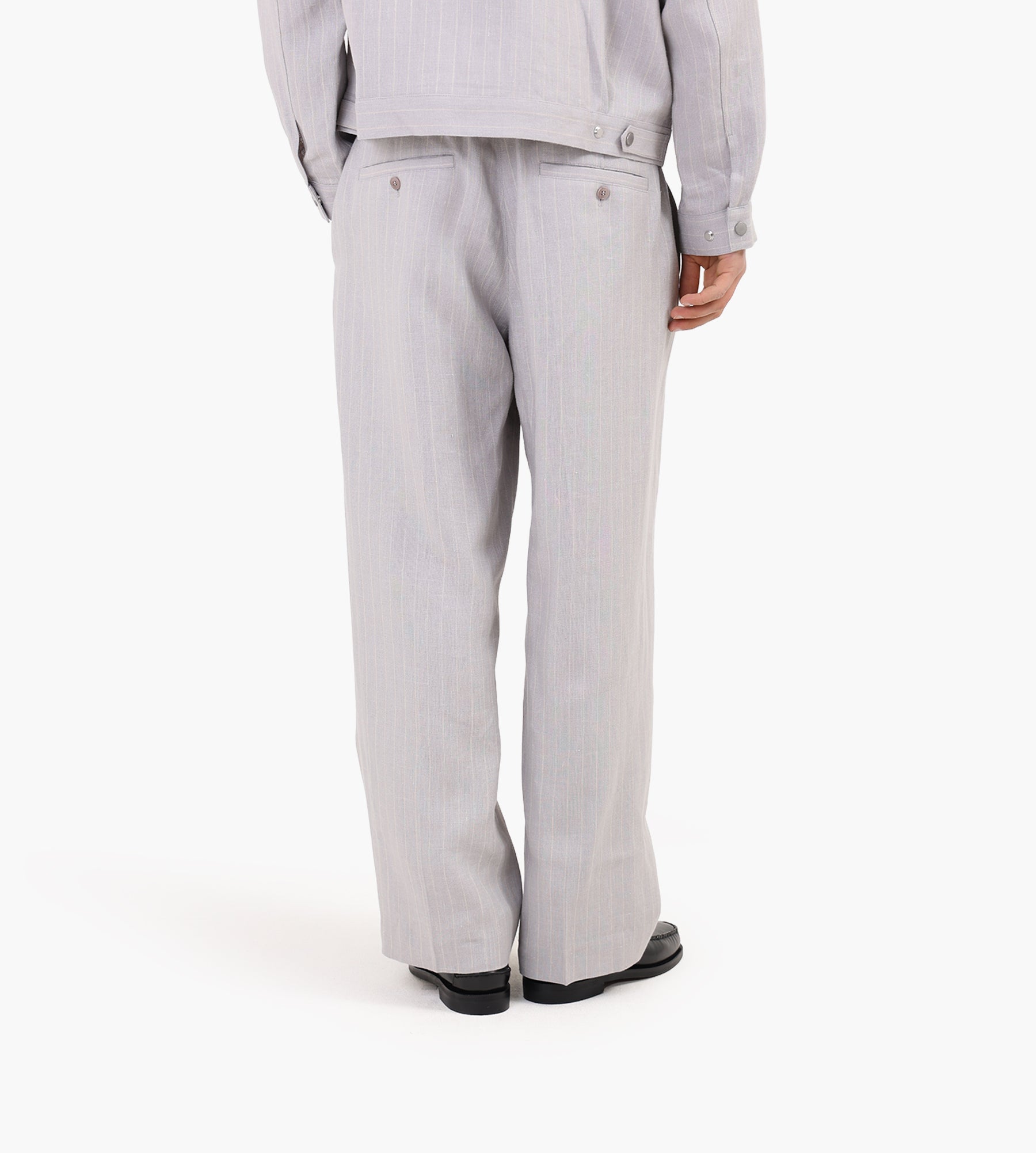 NN.07 Kay Trousers 1455 Grey Stripe