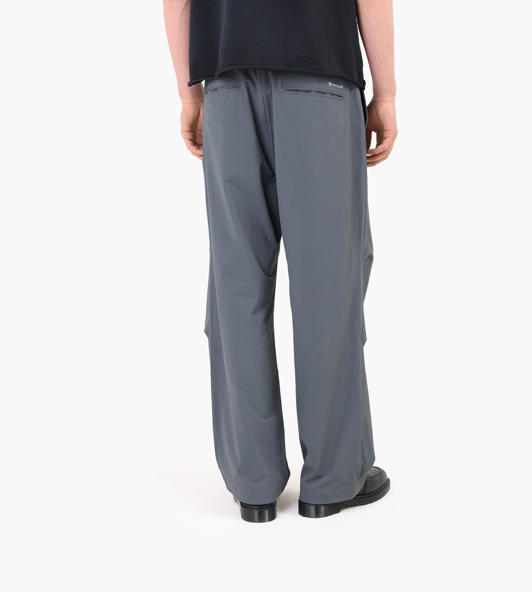 Snow Peak Water-Repellent Stretch Trousers Charcoal