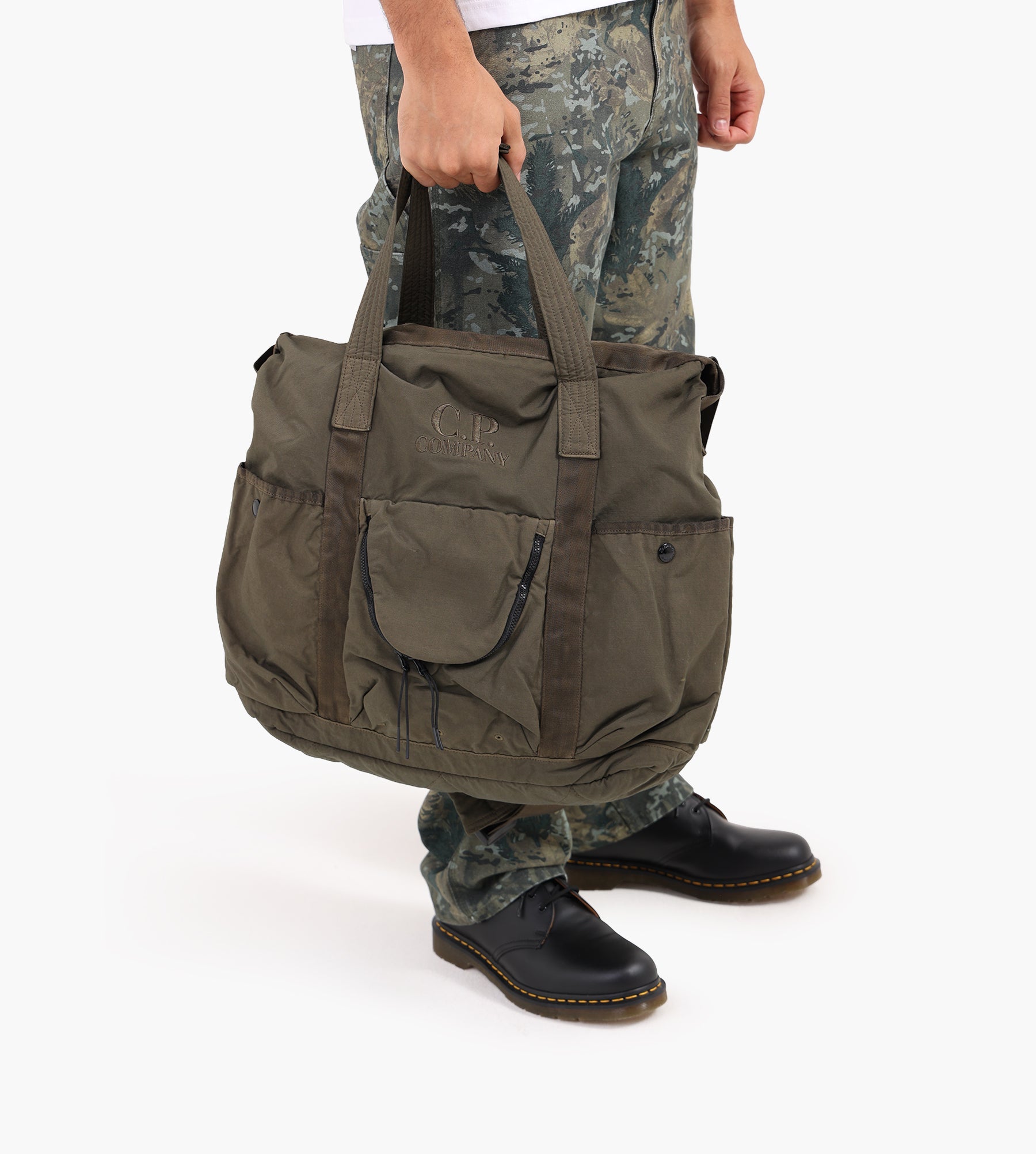 C.P. Company Accessories Bag In Twill Ivy Green