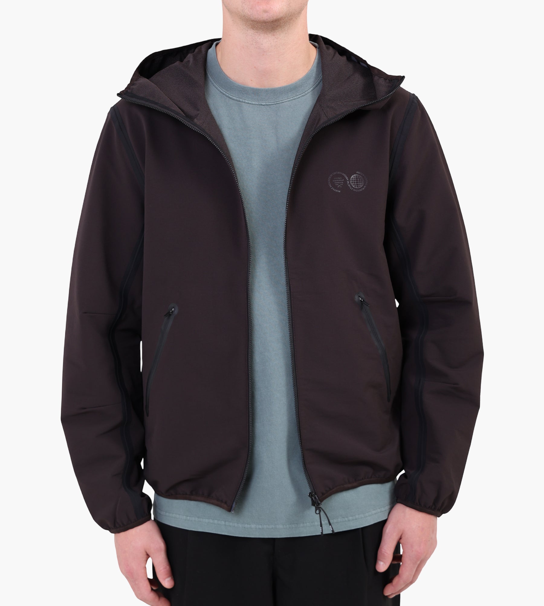 Purple Mountain Observatory Advanced Soft Shell Balaclava Chocolate