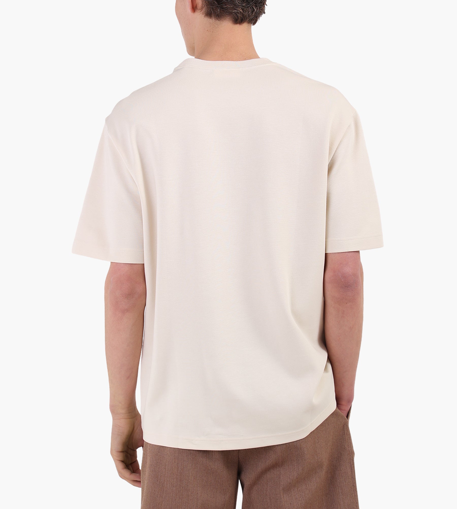 NN.07 Nat Logo Tee 3457 Ivory