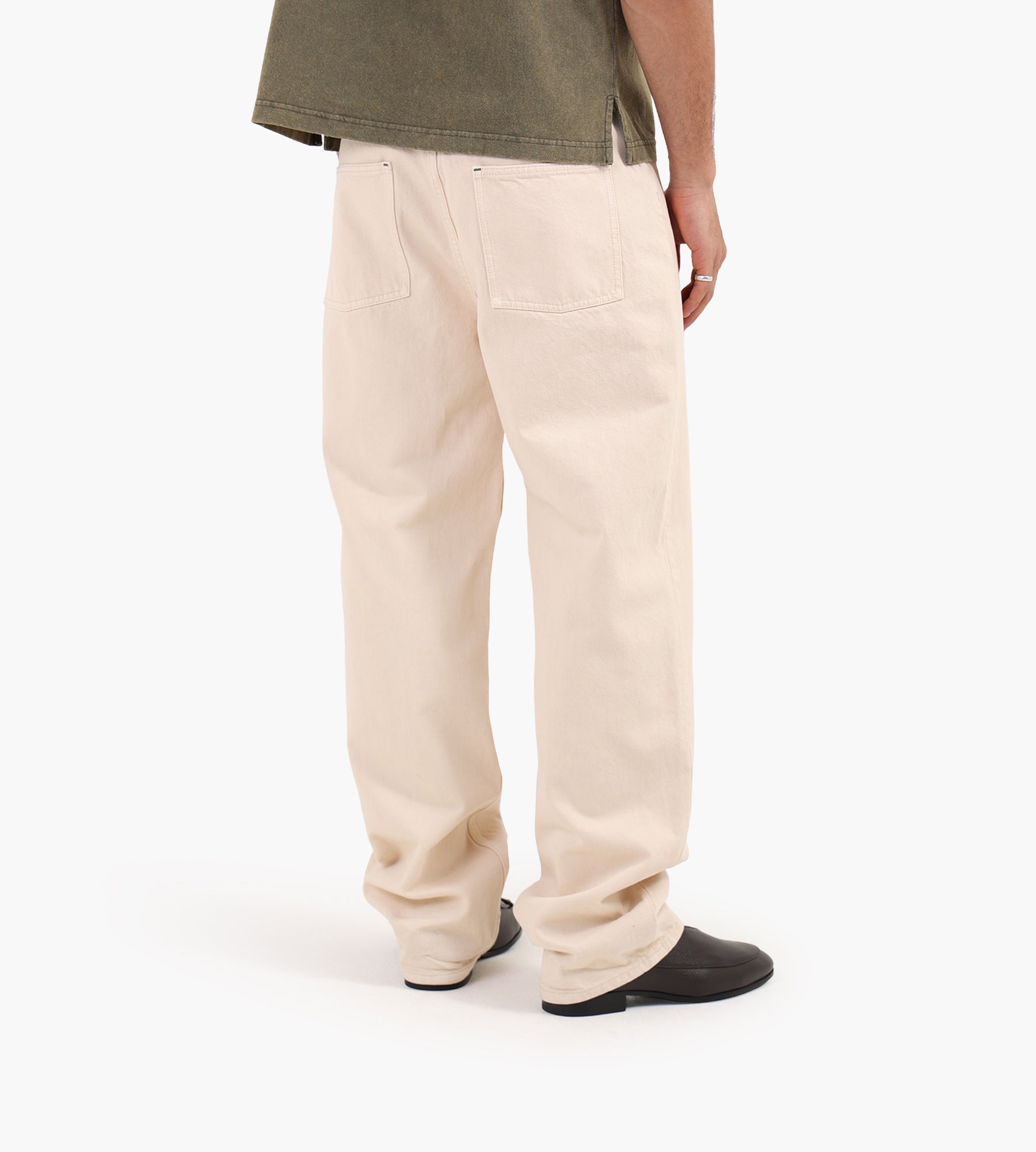 Drôle de Monsieur Jean Straight Beige Sand