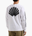 New Amsterdam Surf Association Logo Longsleeve White Black