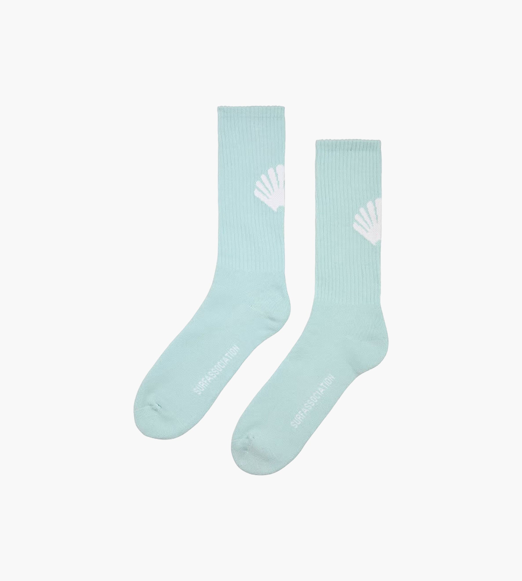 New Amsterdam Surf Association Logo Socks Single Mint