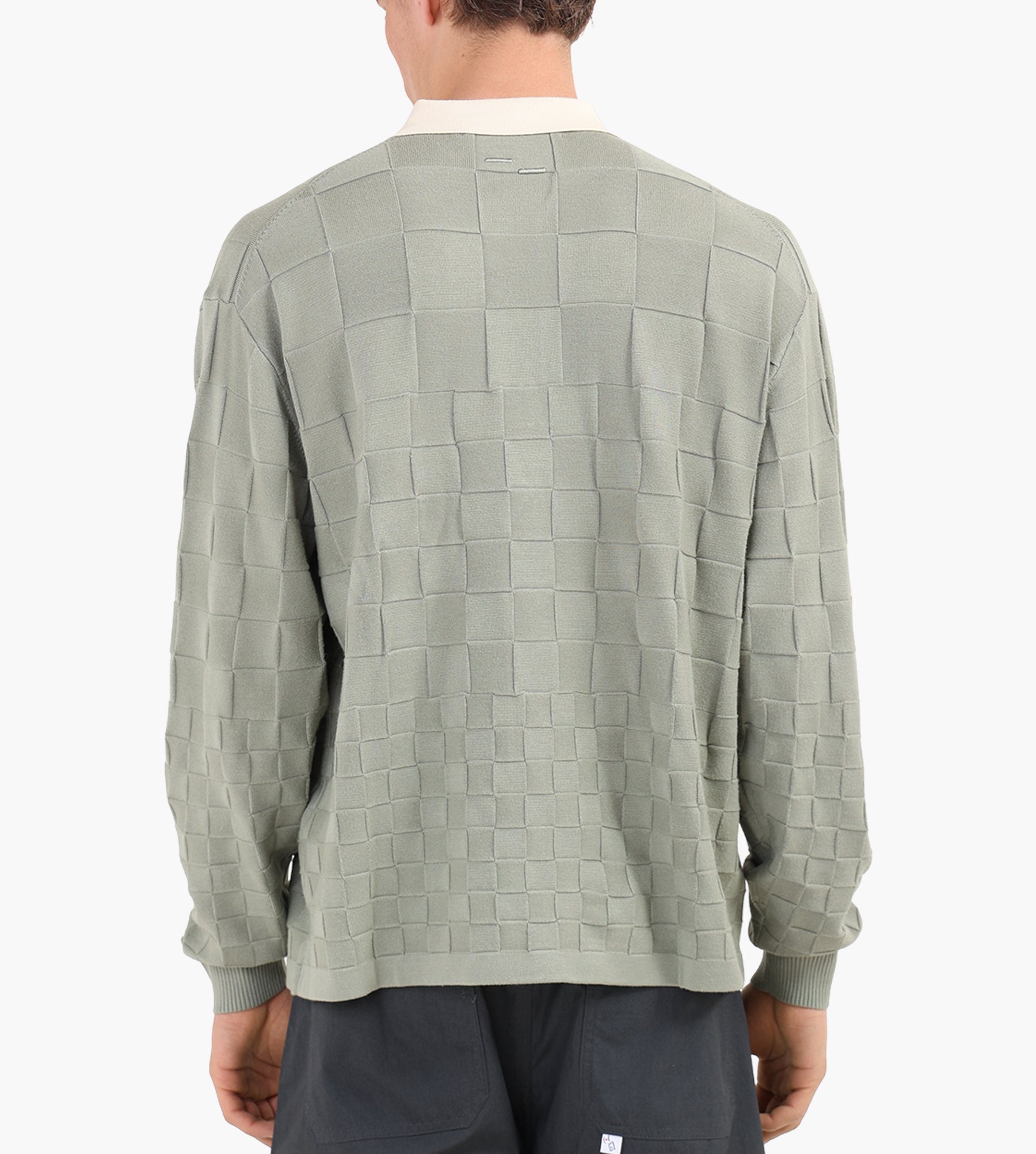 Filling Pieces Knit Shirt Rugby Tea