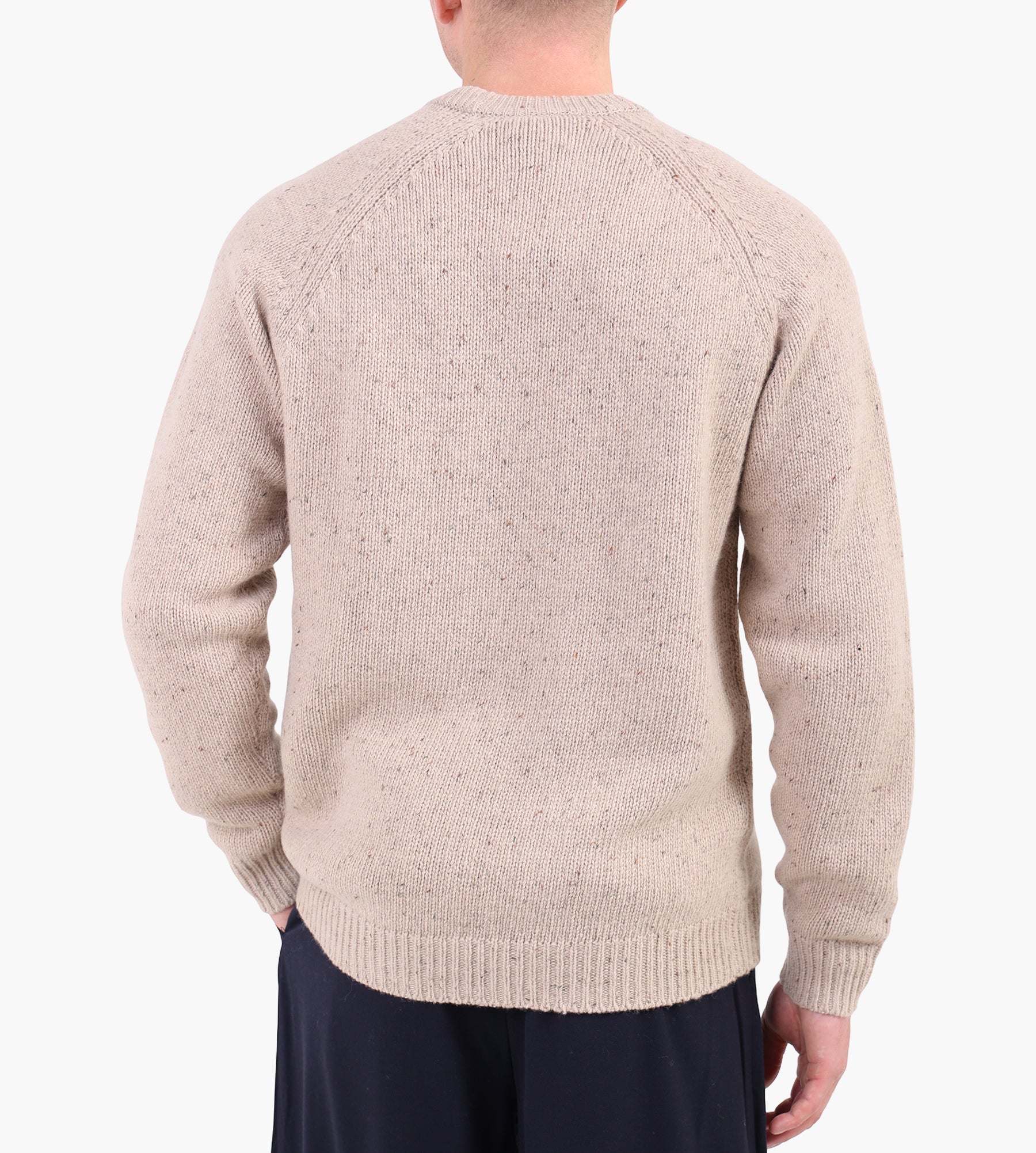 Carhartt WIP Anglistic Sweaterer Speckled Fleur De Sel