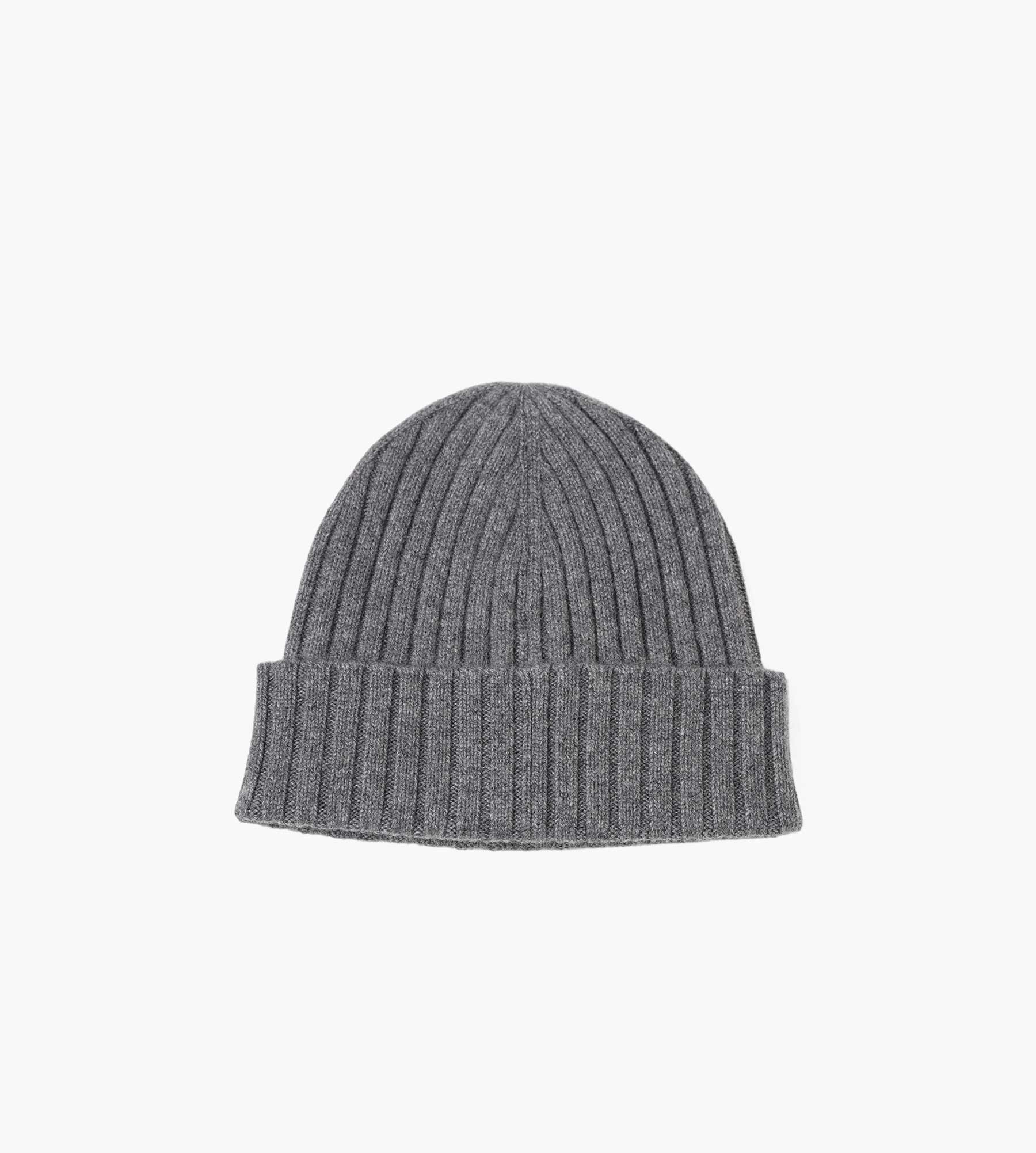 Sporty & Rich Heritage Yankees Serif Cashmere Beanie Dark Grey
