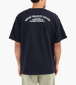 Norse Projects Simon Organic Arch Print T-Shirt Dark Navy