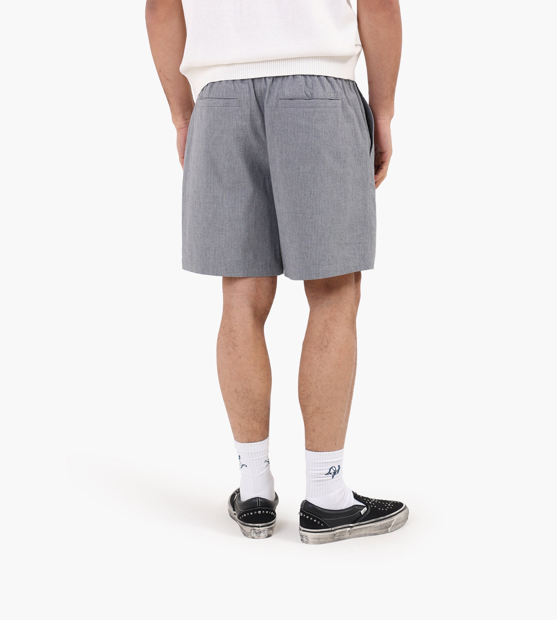 OLAF Seersucker Shorts Heather Grey