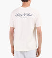 Sporty & Rich Vendome LA T-Shirt Ecru Navy