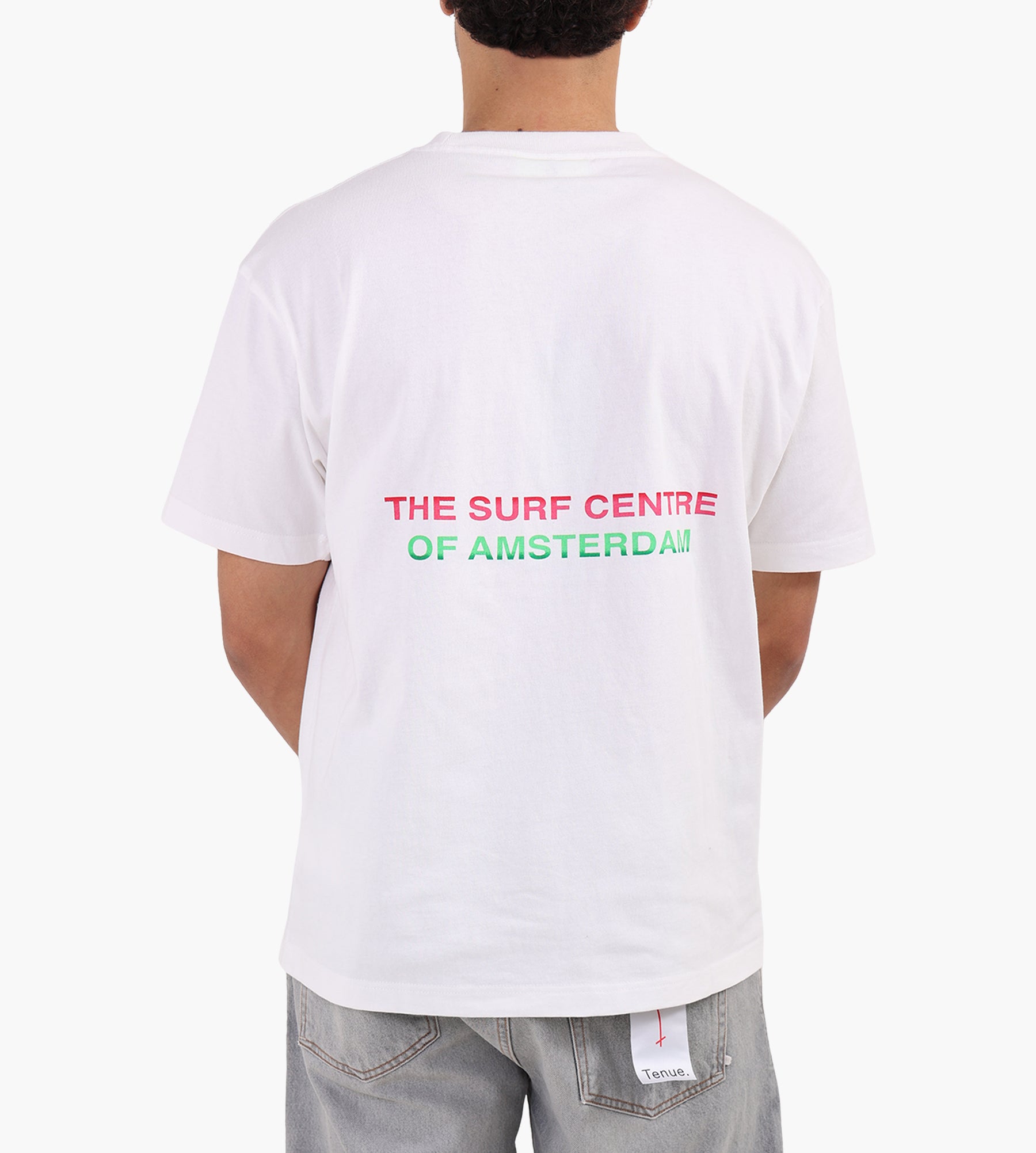 New Amsterdam Surf Association Surf Centre Tee Washed White