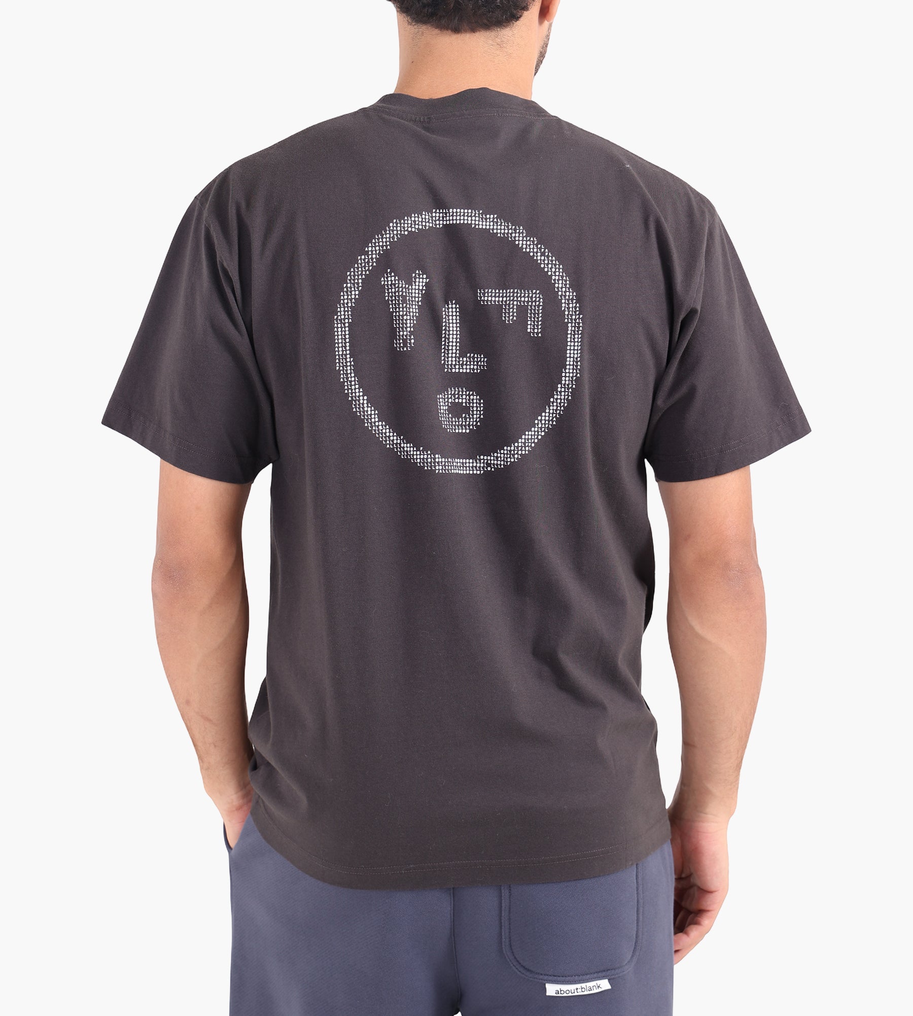 OLAF Crafted Face Tee Charcoal