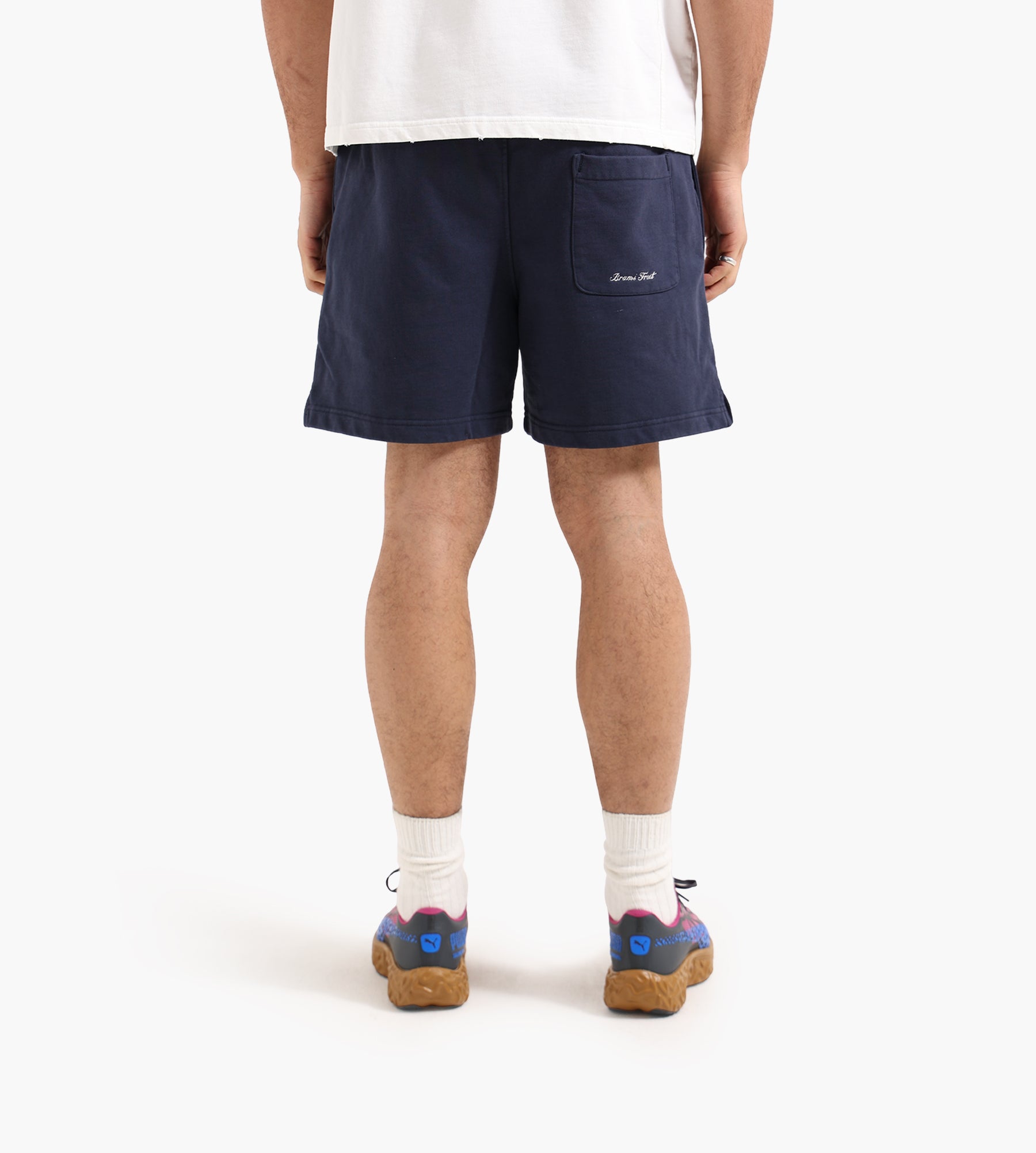 Bram's Fruit Varsity Jogger Shorts Midnight Blue
