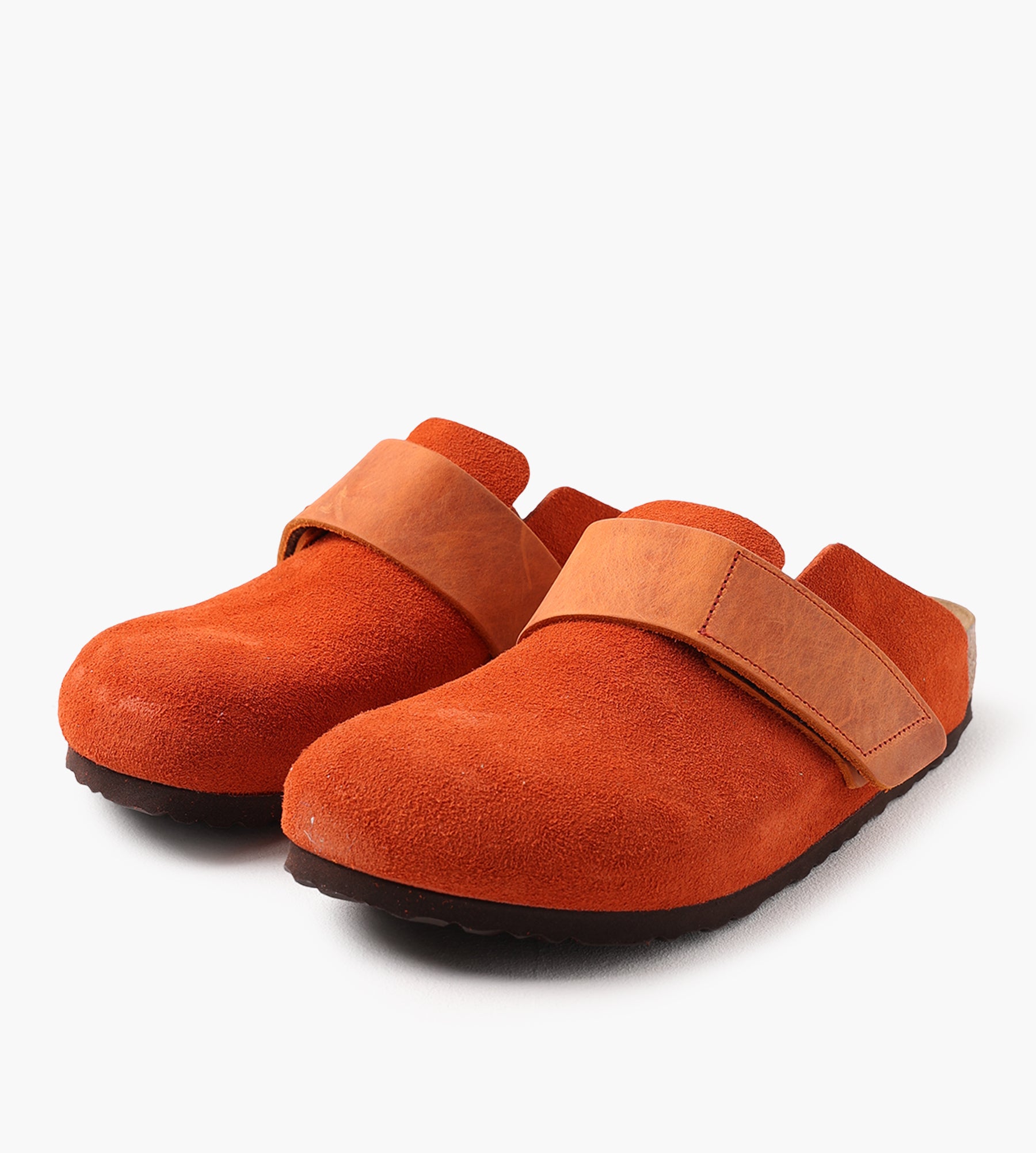 Birkenstock Loma Nubuck Leather Suede Rust Brown  Burnt Orange