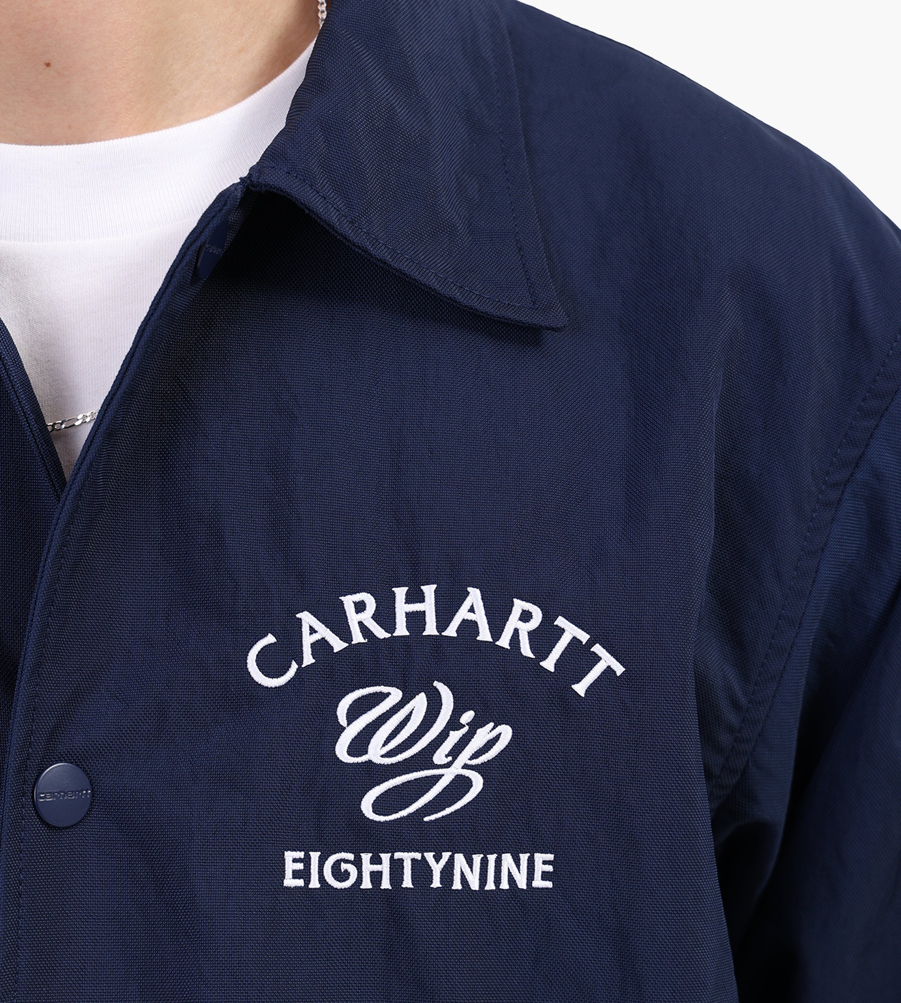 Carhartt WIP Eightynine Coach Jacket Jupiter White
