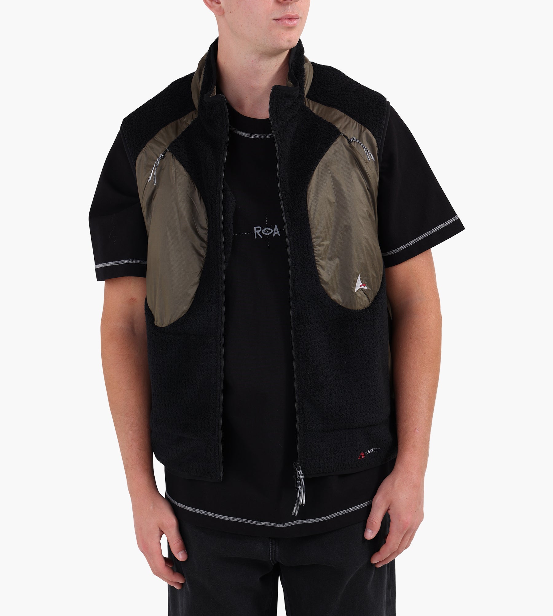 ROA Ocular Polartec High Loft Vest Black Olive