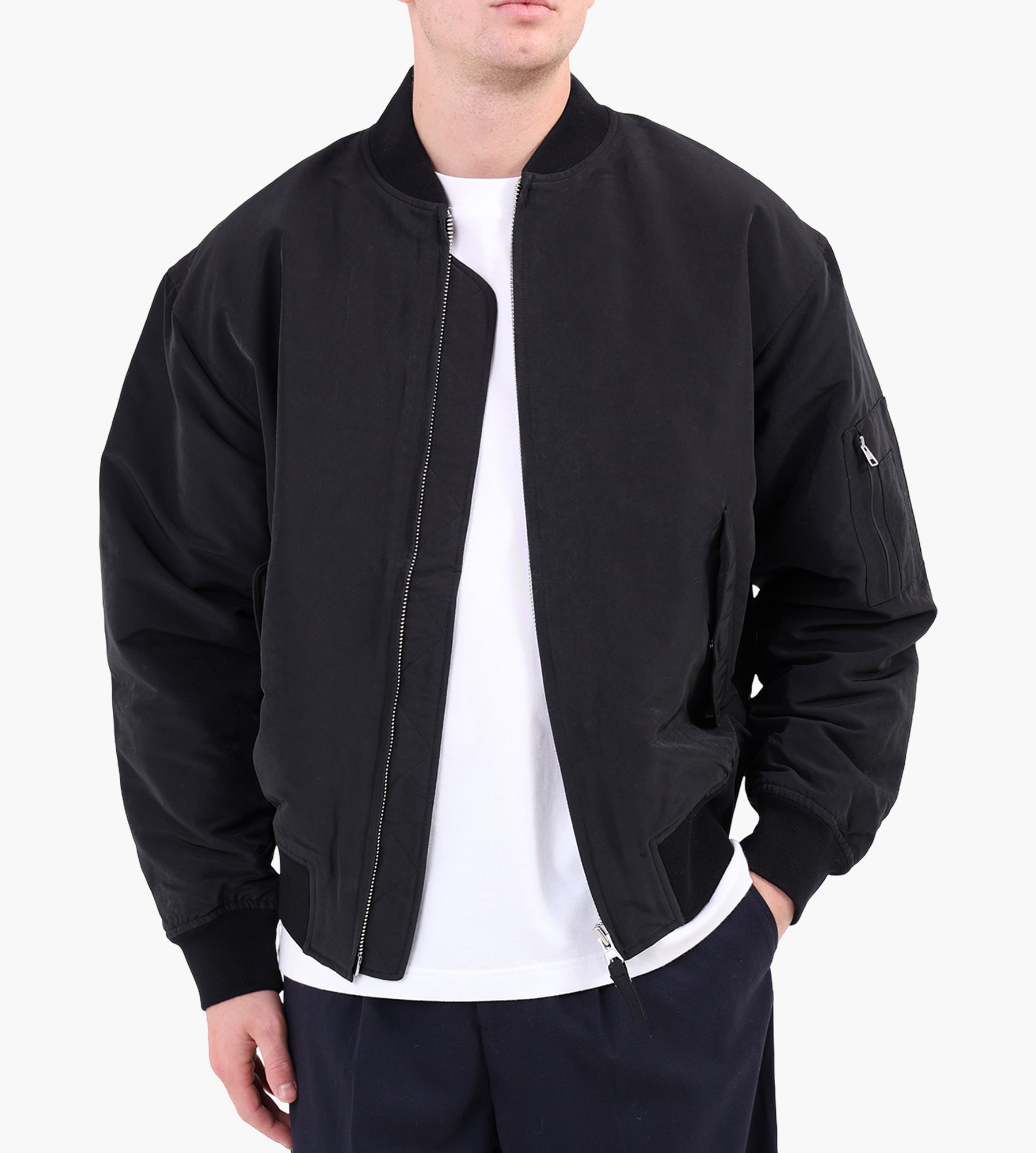 NN.07 Atlas 8264 Bomber Jacket Black