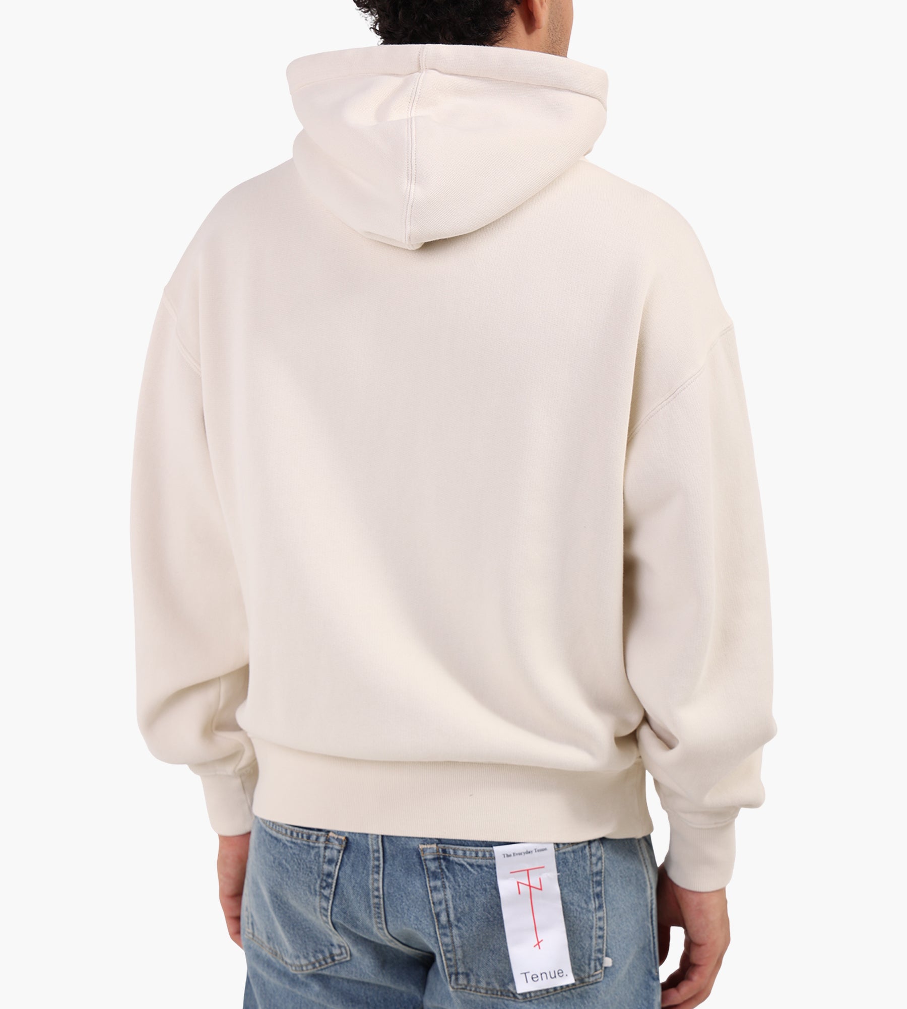 New Amsterdam Surf Association Logo Zip Hoodie Ecru White