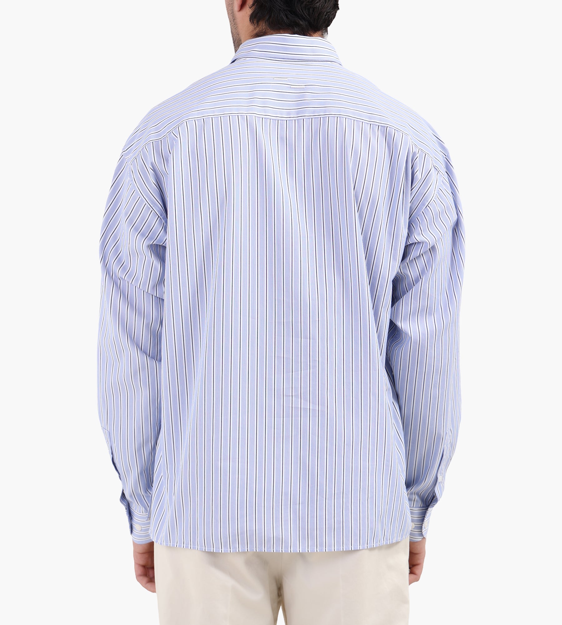 Filling Pieces Dress Shirt Striped Skyway - Filling Pieces - Clothing