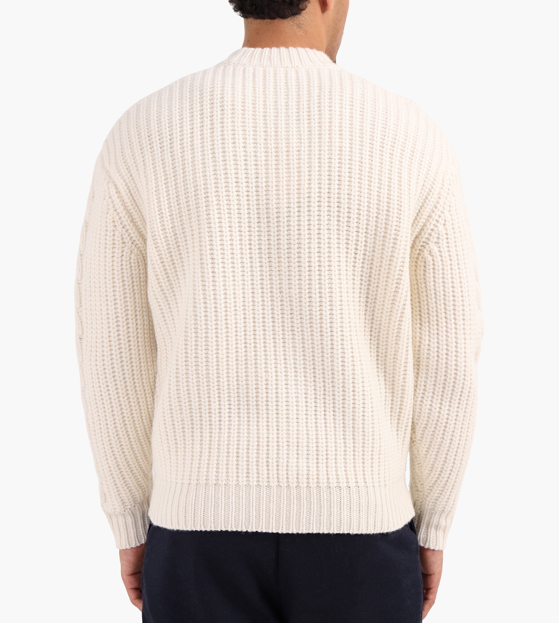 Drôle de Monsieur La Maille Torsade Off White