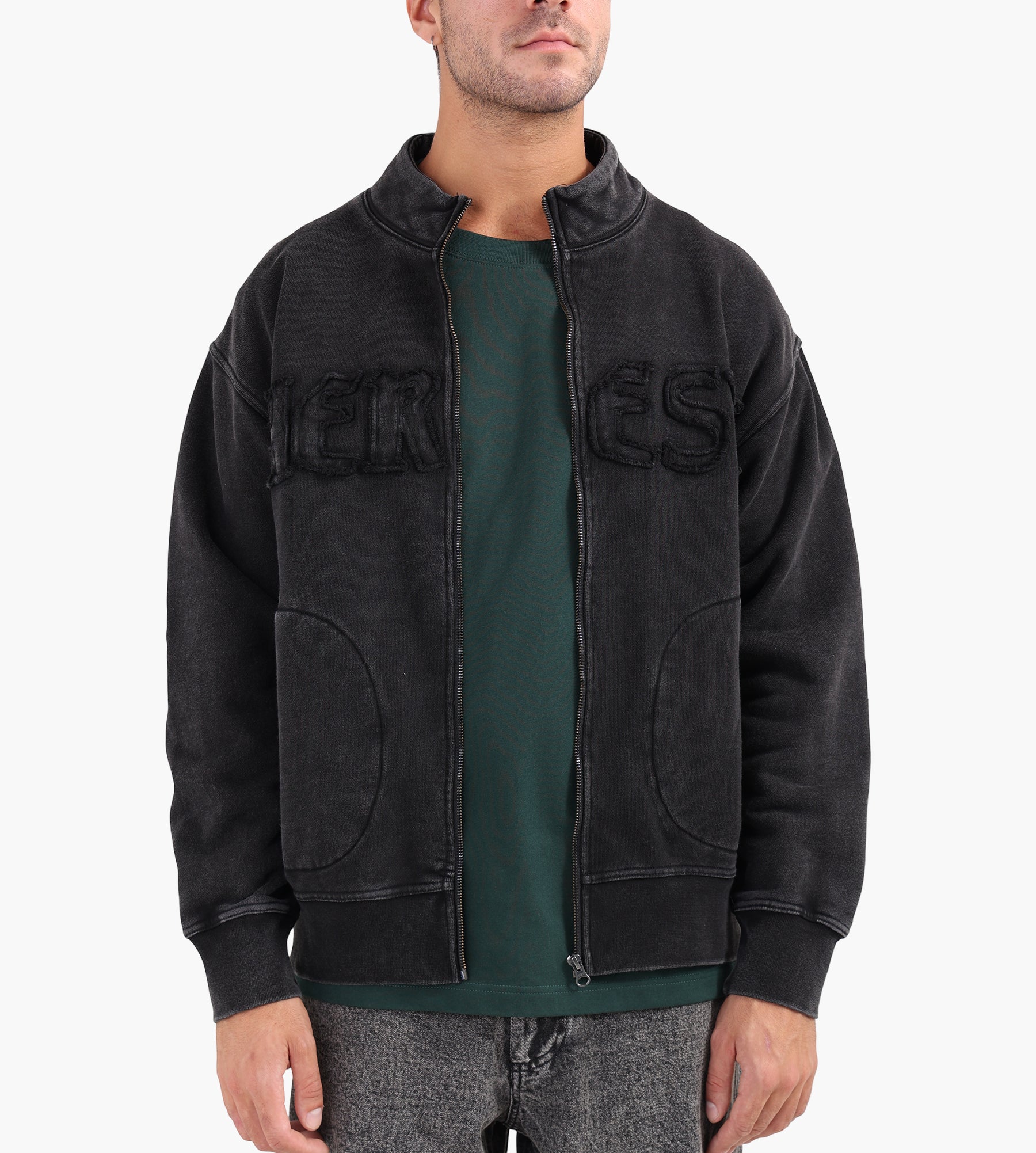 Heresy Dust Zip Sweat Ash