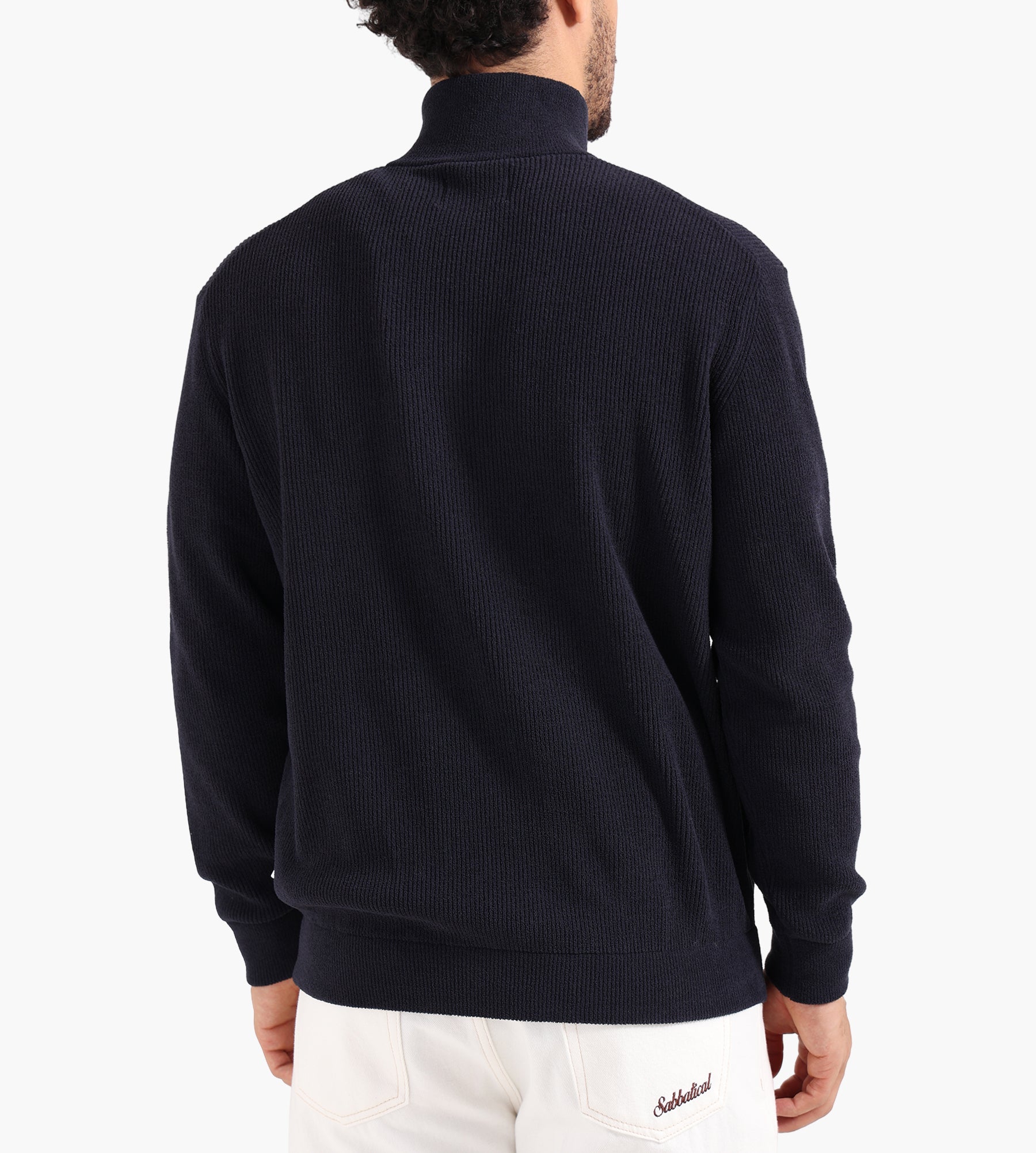 NN.07 Danny Half Zip Sweat 6429 Navy Blue
