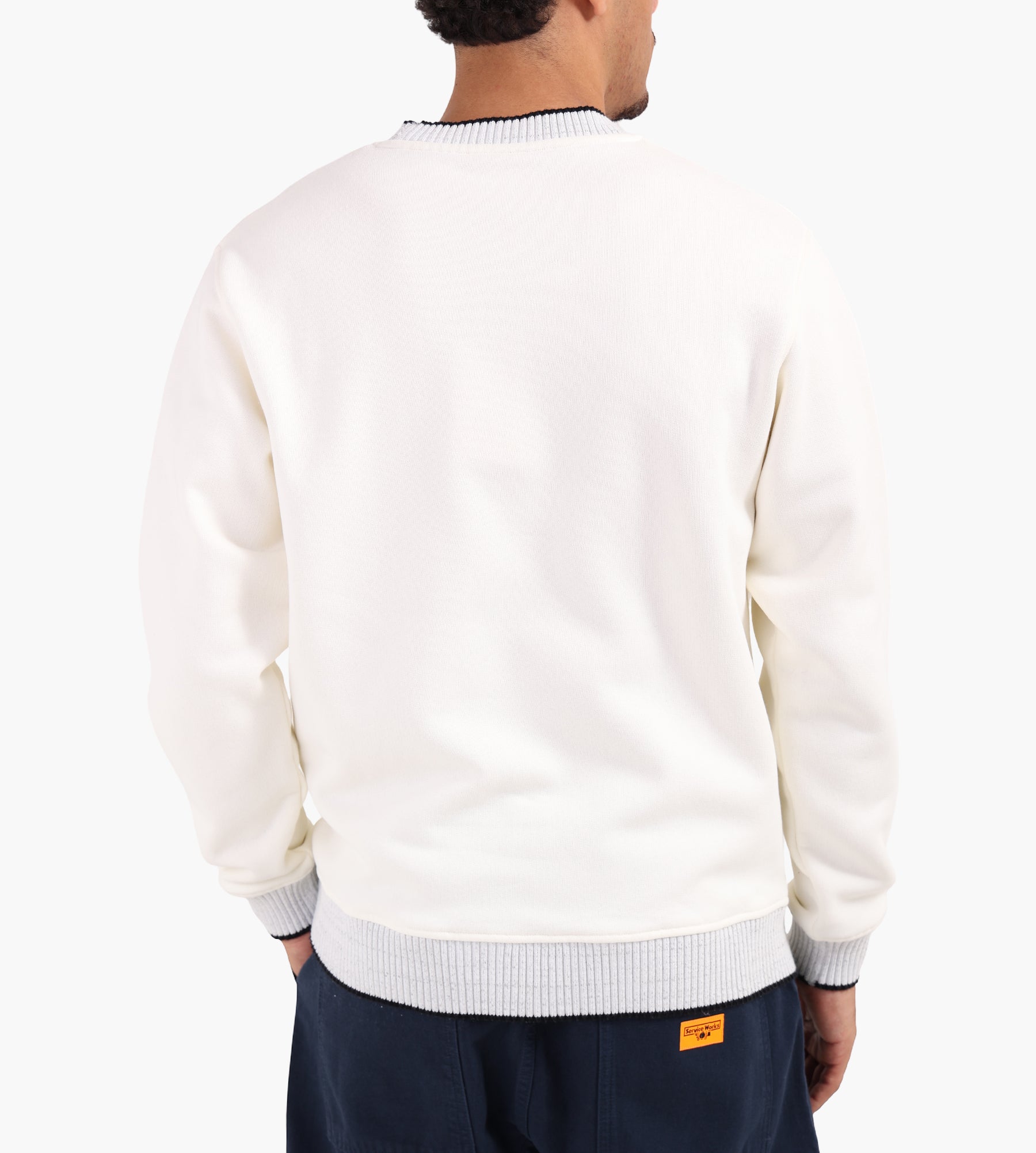 Drôle de Monsieur Le Sweatshirt Skieur Off White