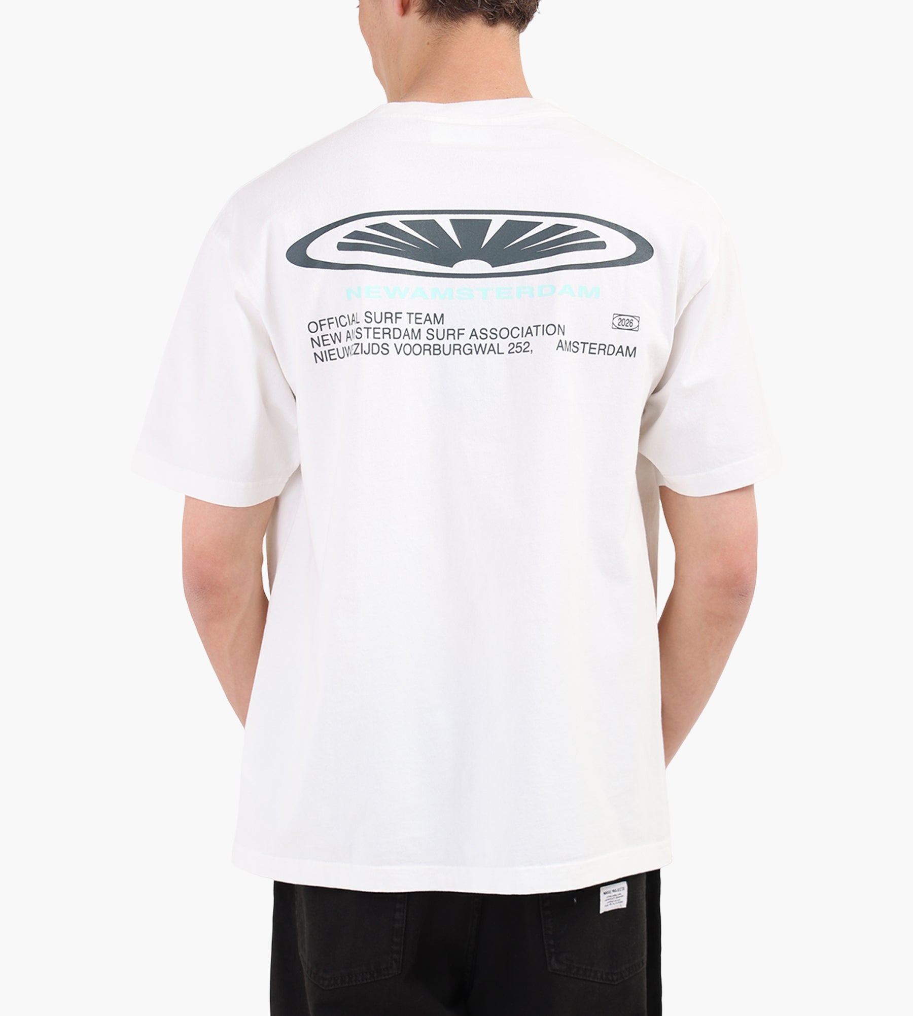New Amsterdam Surf Association Shaper Tee Overdyed White
