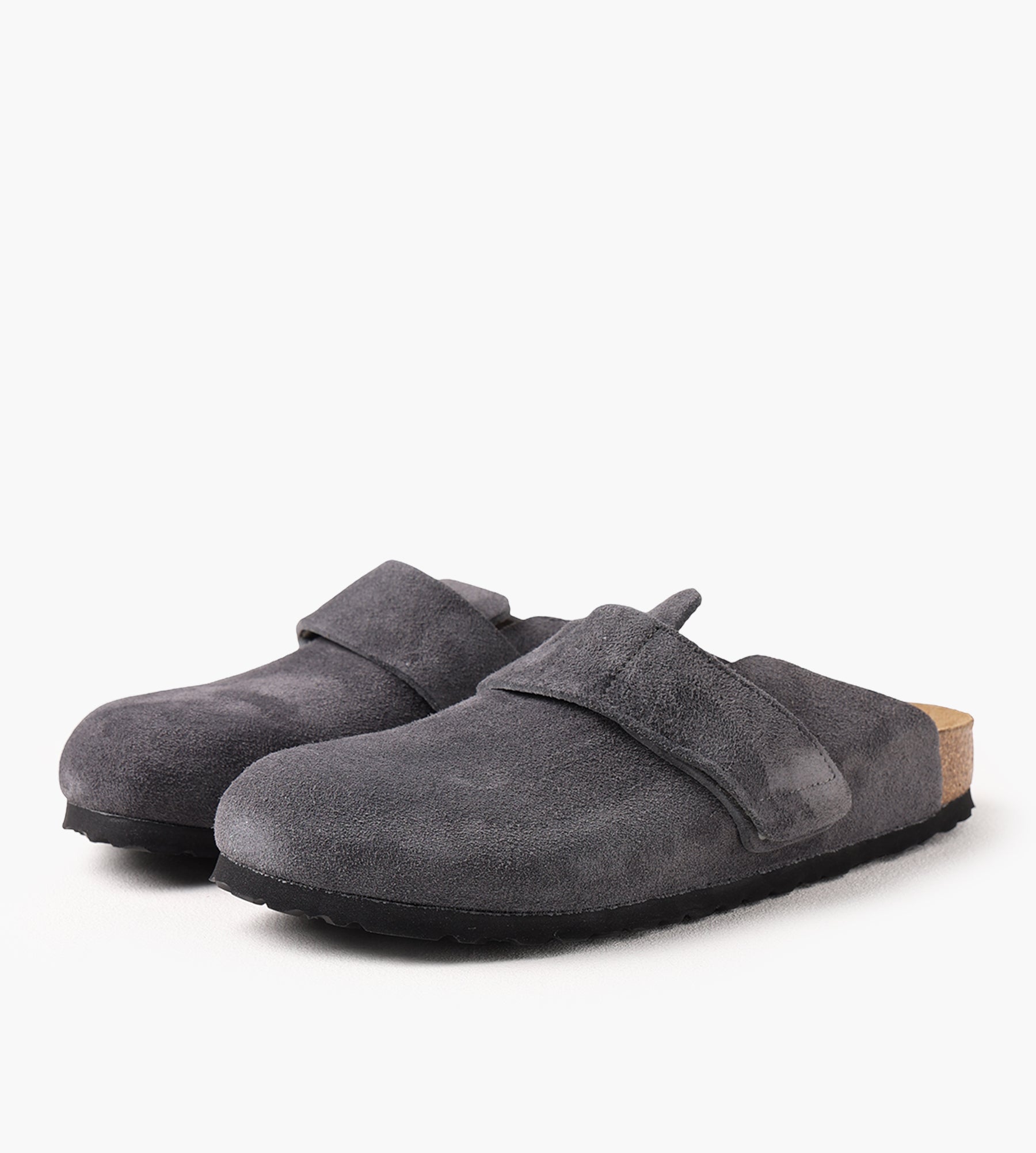 Birkenstock Loma Suede Leather Charcoal