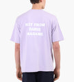 Drôle de Monsieur Le T-Shirt Slogan  Lavander