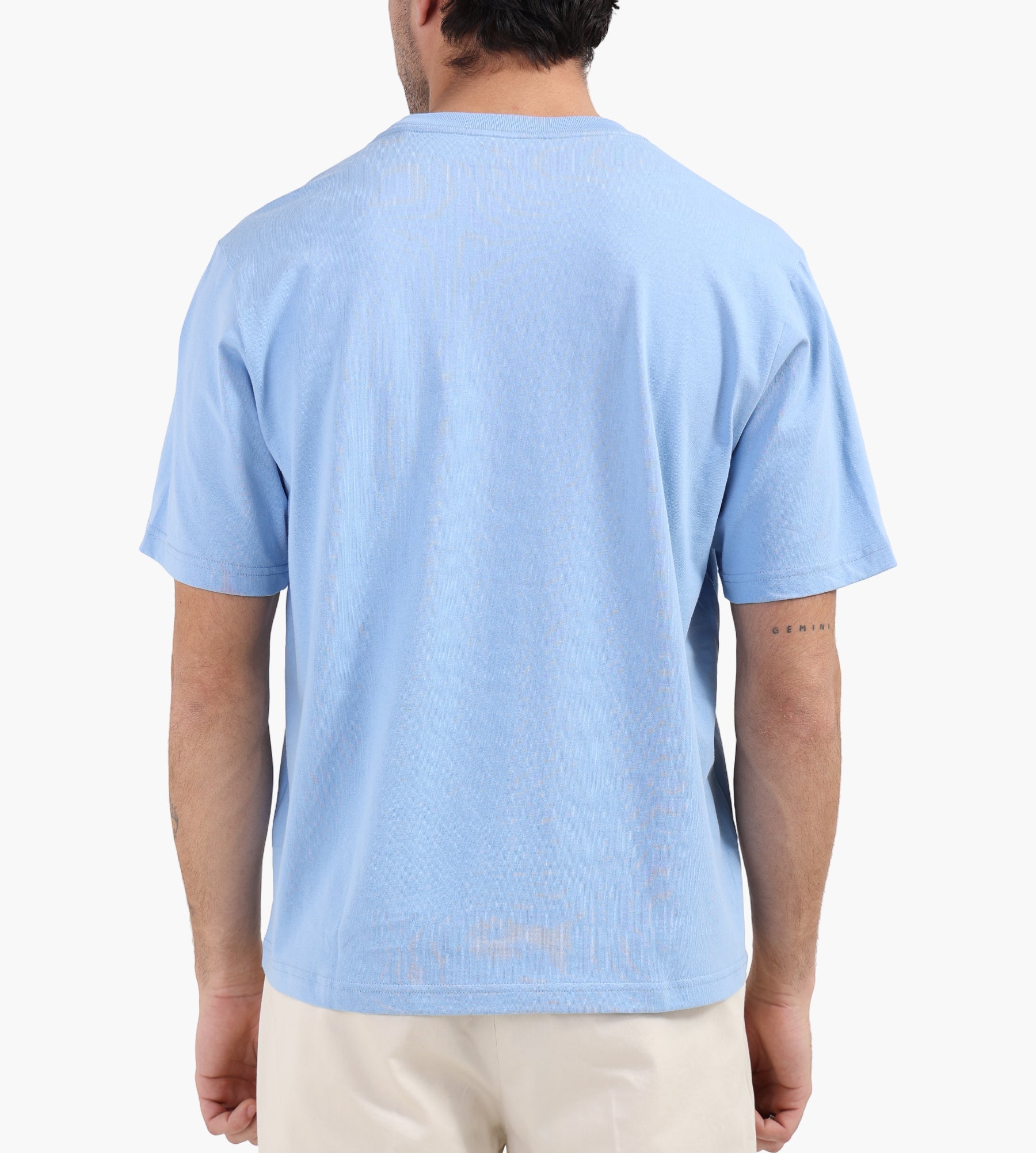 NN.07 Jett Tee Embro 30026 Cerulean - NN.07 - Clothing