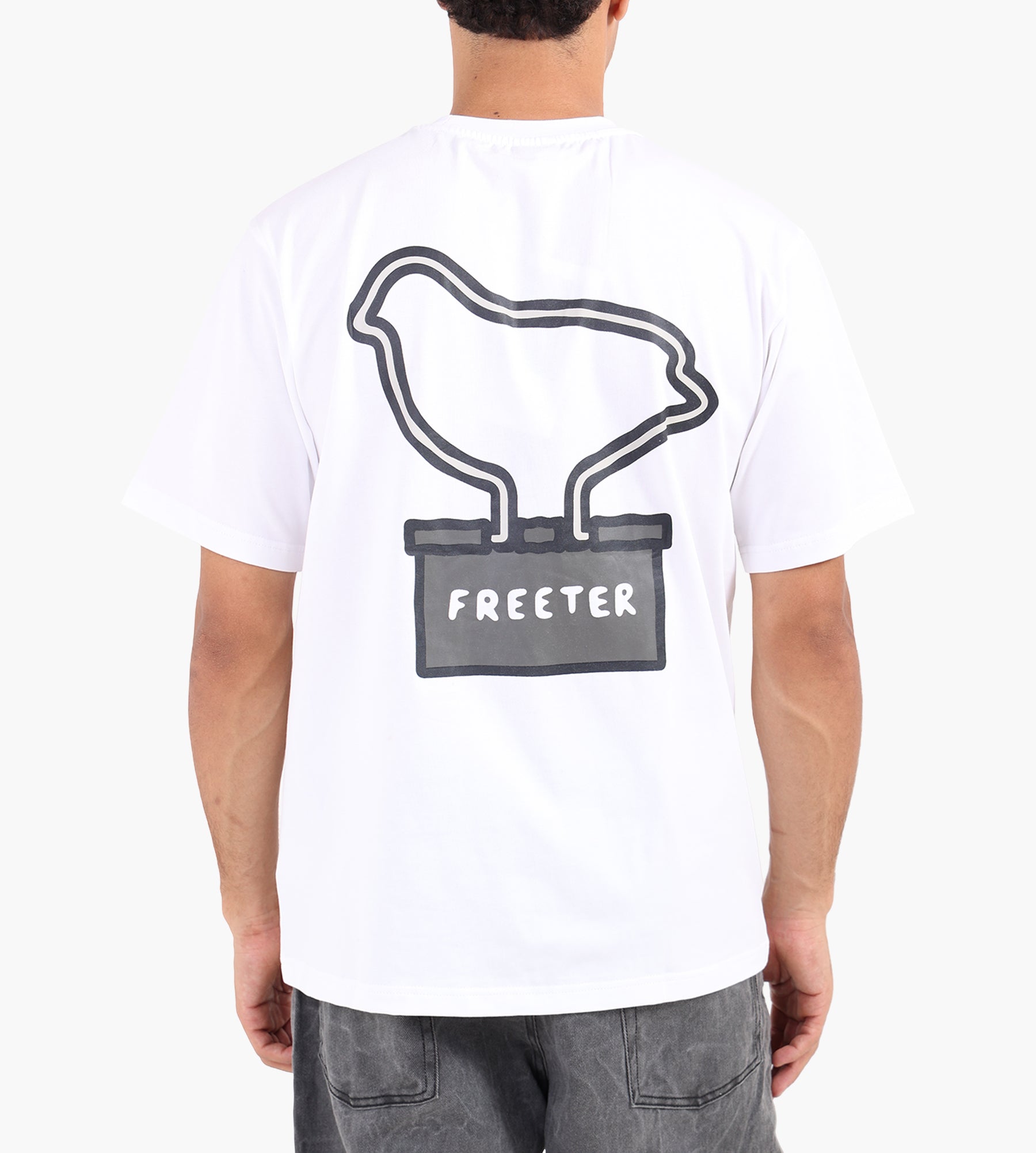 Freeter Clip T-Shirt White
