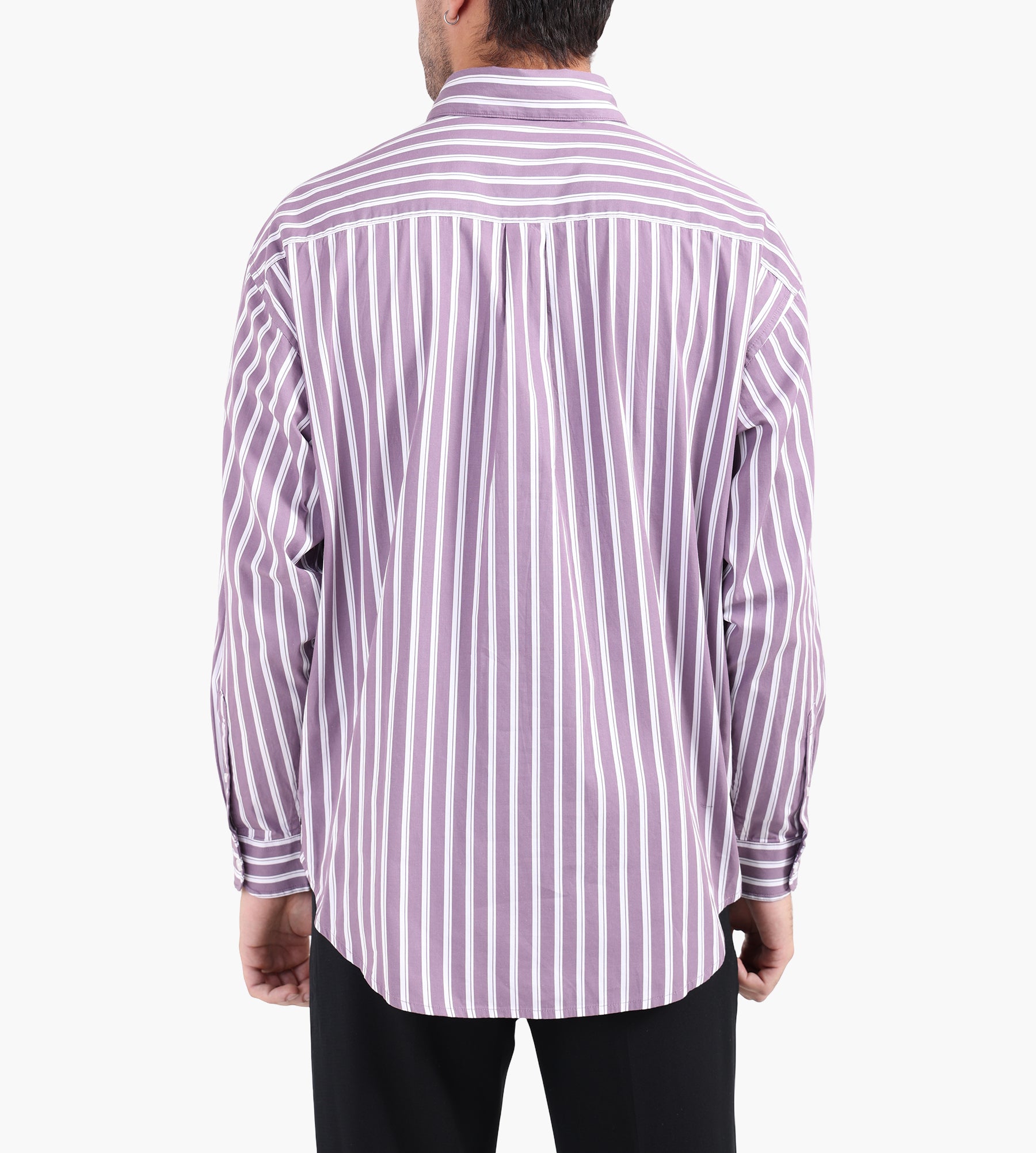 Carhartt WIP Long Sleeve Malden Shirt Malden Stripe Phlox