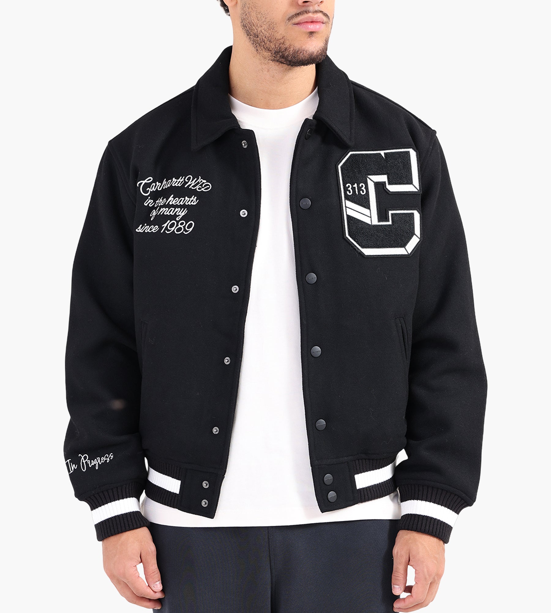 Carhartt WIP World Class Varsity Black