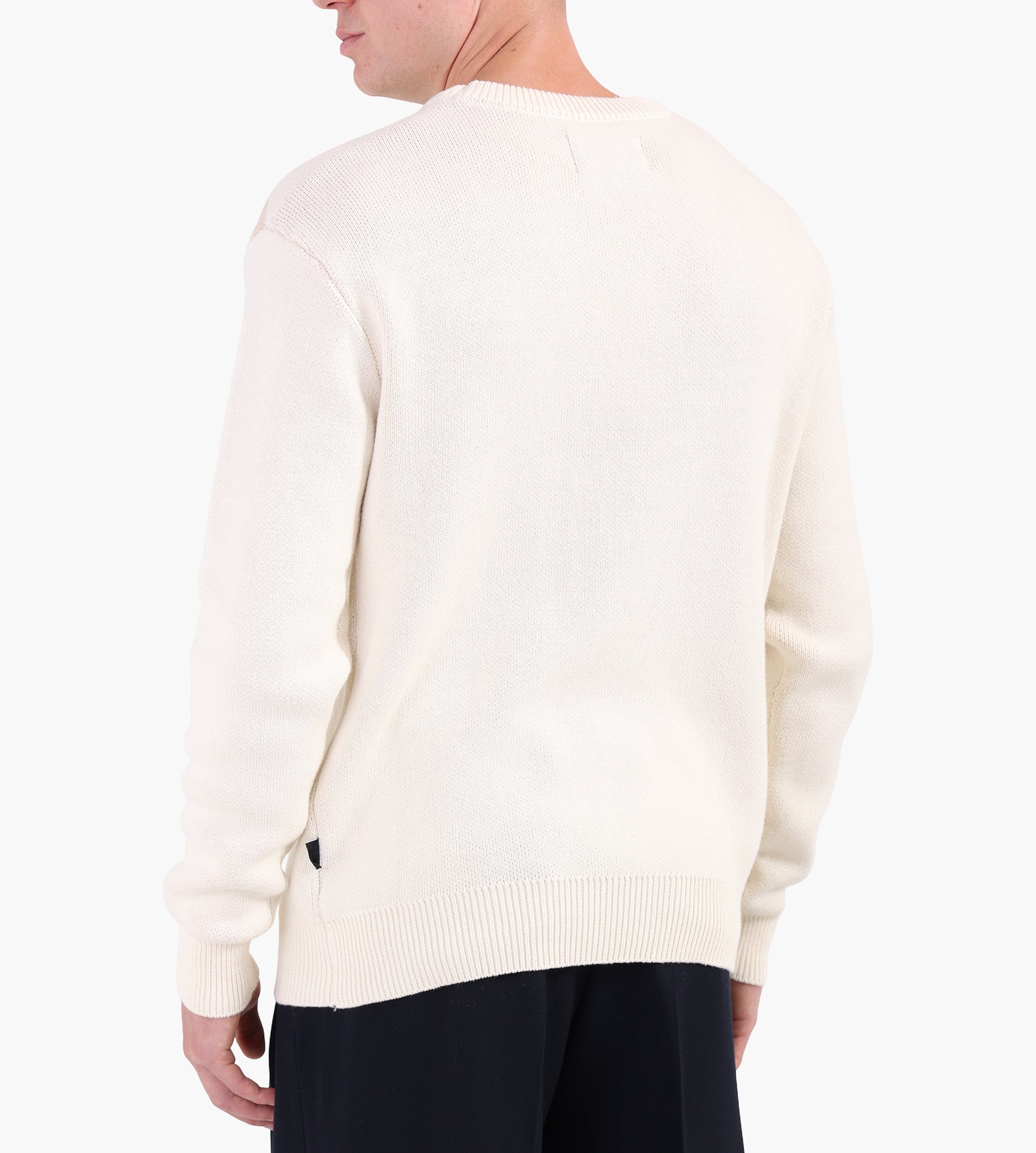 Baskèts B Knit Crewneck Cream