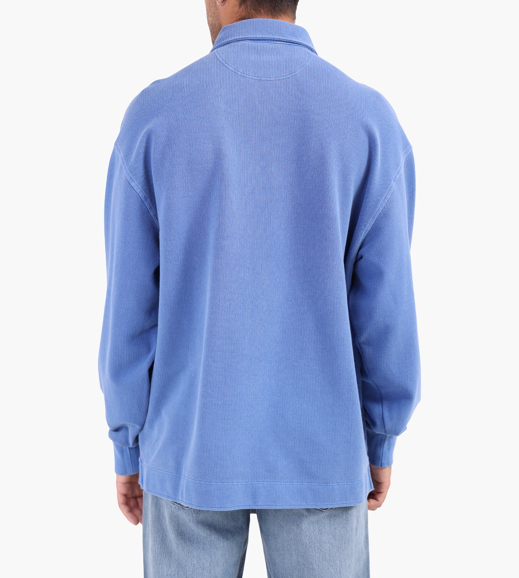 Carhartt WIP Piqué Script Sweat Wolfsbane White