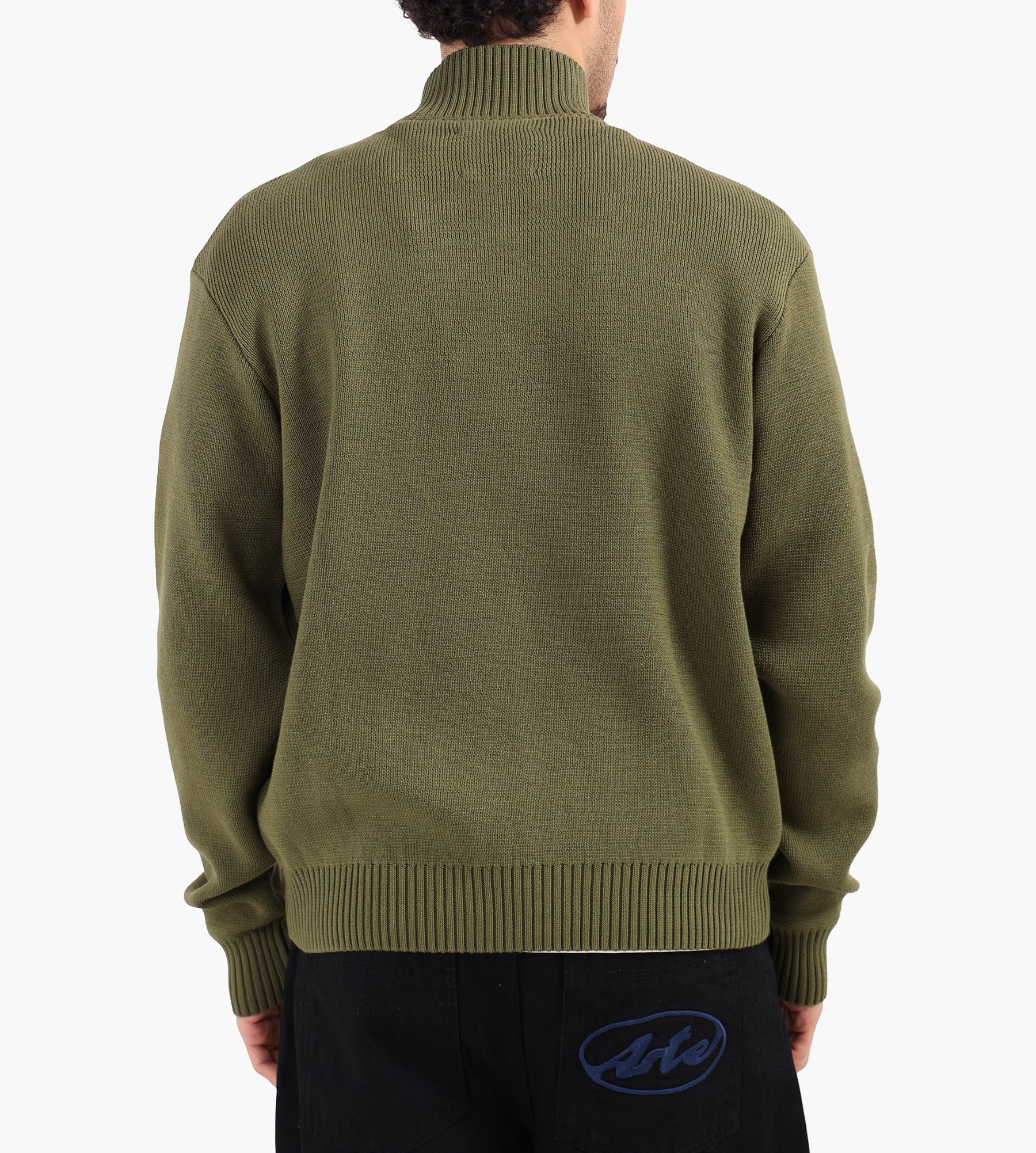 Arte Antwerp Diels Collar Cardigan Green