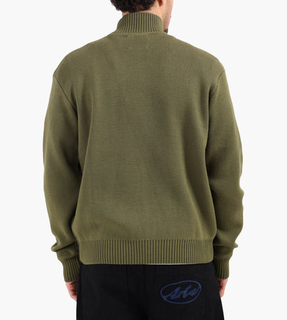 Arte Antwerp Diels Collar Cardigan Green