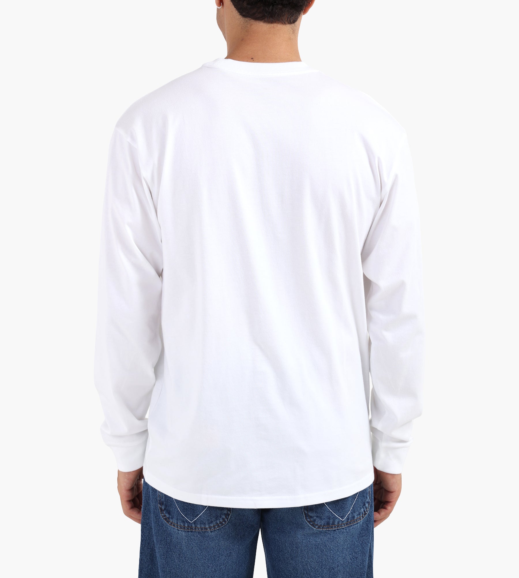 Carhartt WIP Pocket Heart Longsleeve White Red