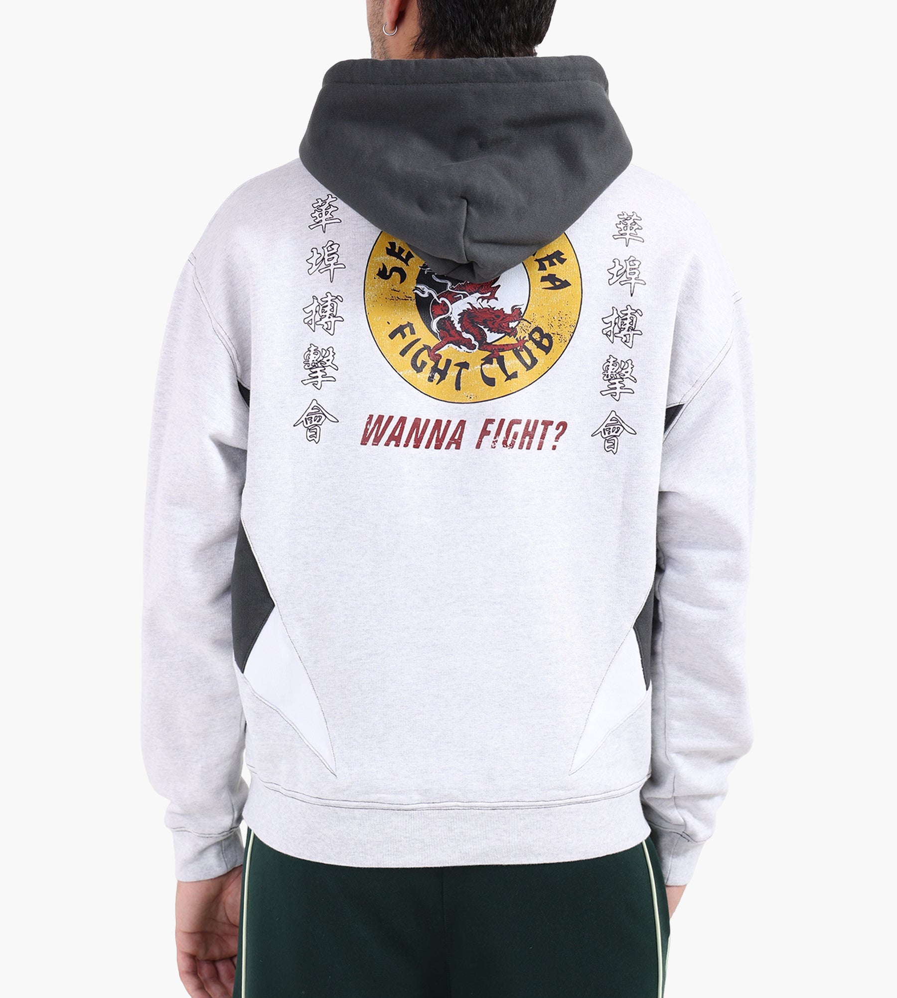 Service Area Fight Club Crewneck Heather Grey