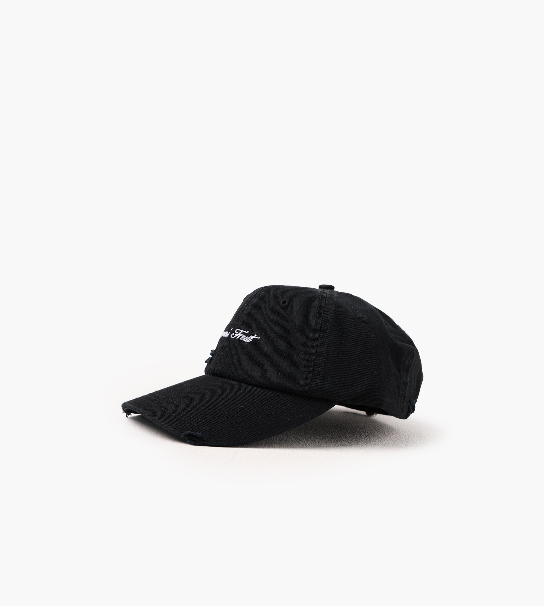 Bram's Fruit Script Logo Cap Black