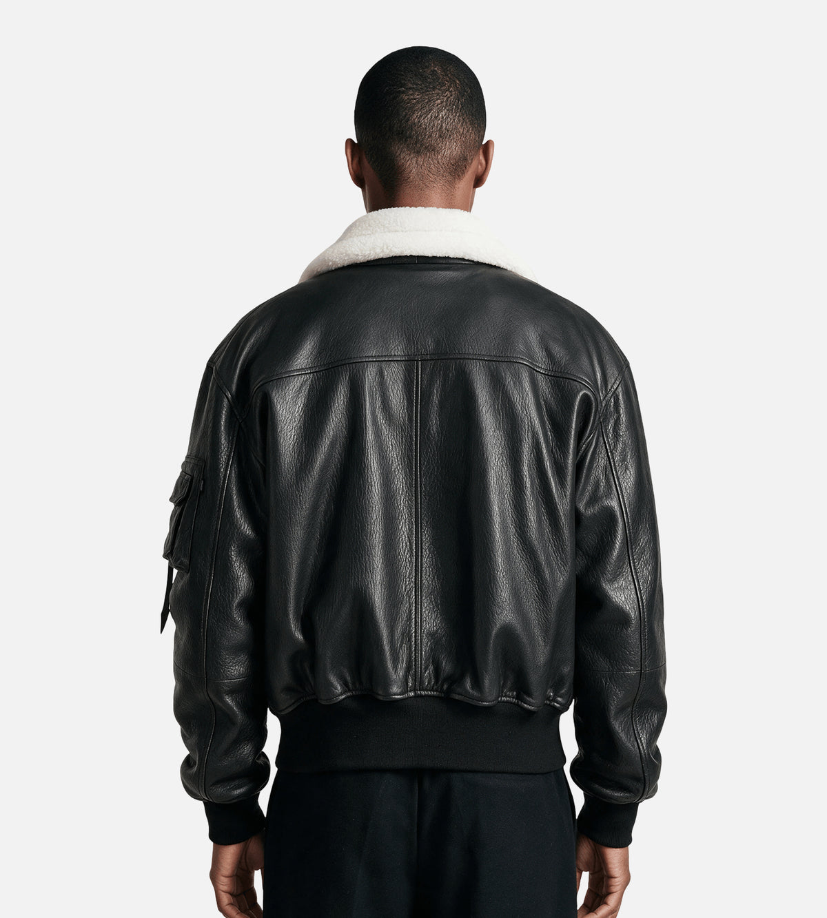 Alpha Industries B-15 Leather UV Black