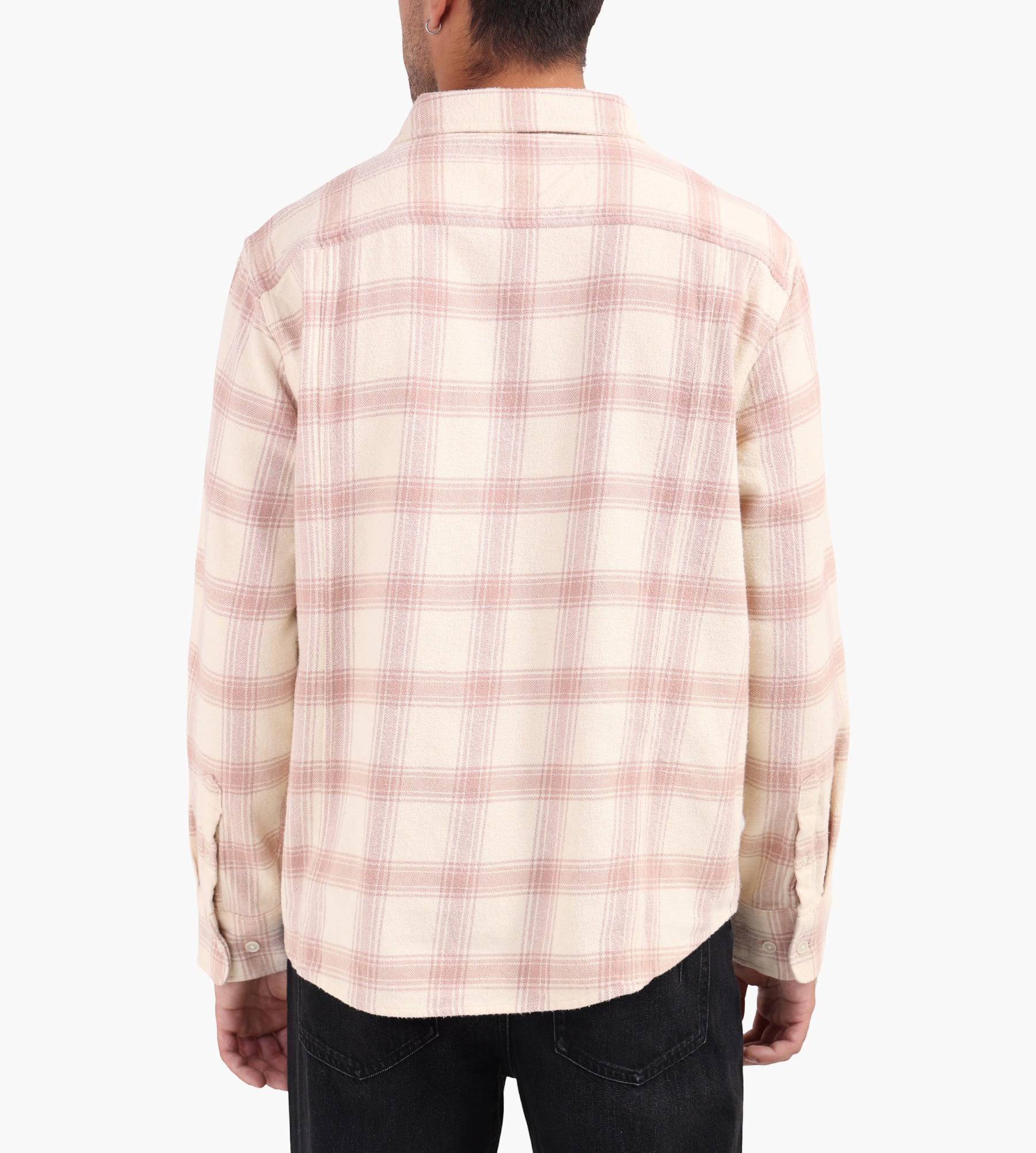 Corridor Pigment Dyed Waffle Long Sleeve Shirt Natural