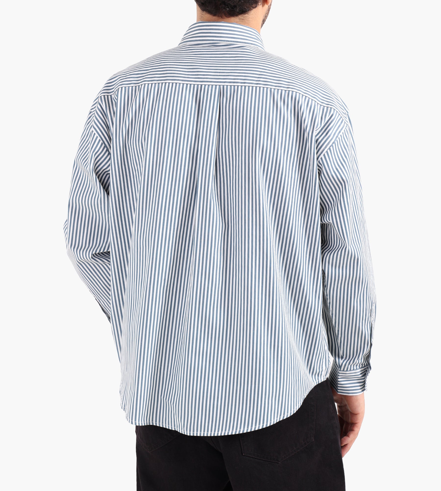 Carhartt WIP Daldry Shirt Daldry Stripe Office Blue Wax